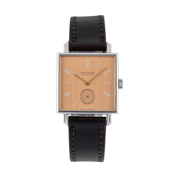 Nomos Tetra acero cuerda manual reloj para caballeros 491 Tetra Goldelse  [2603809]