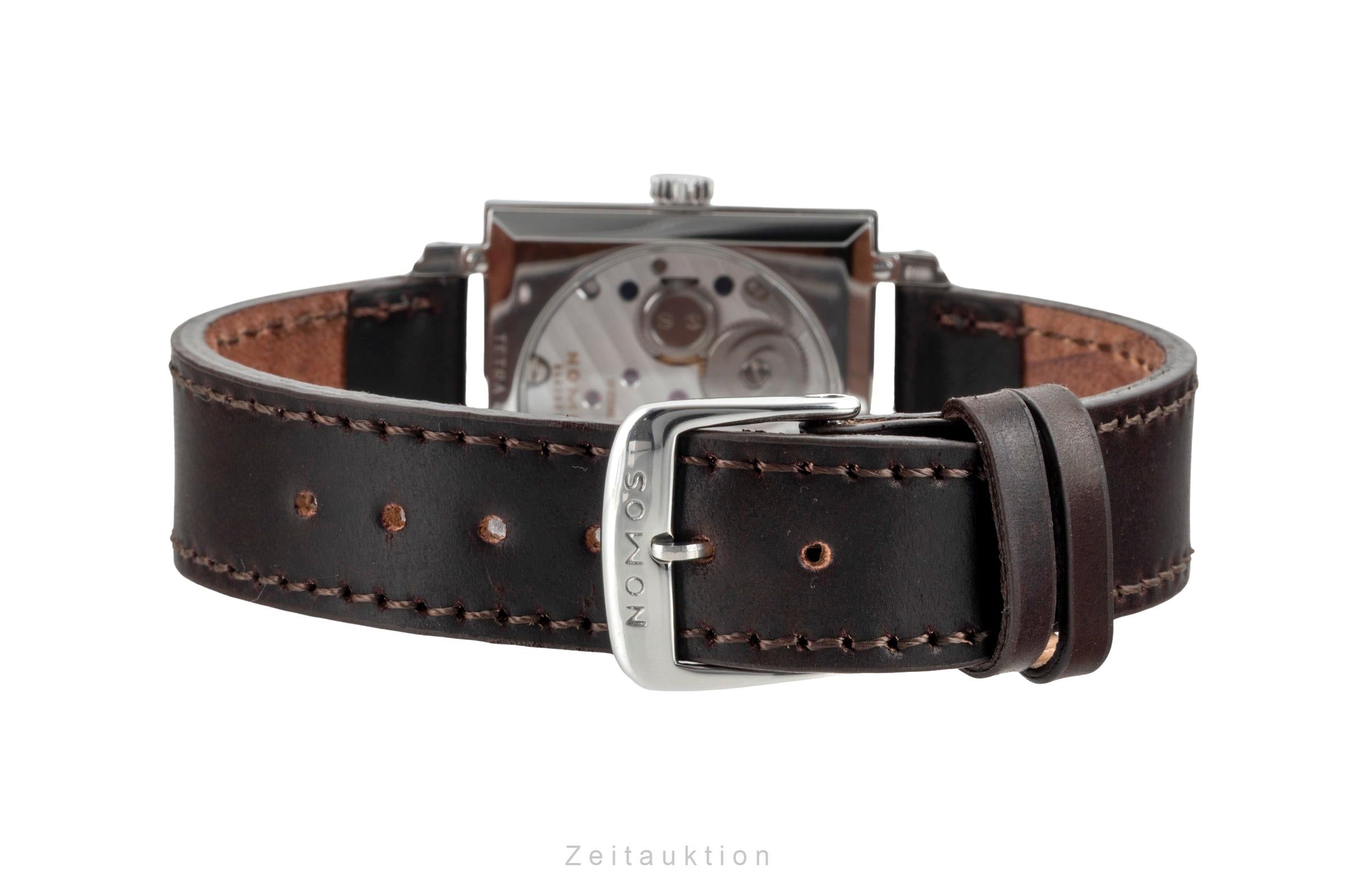 Nomos Tetra acero cuerda manual reloj para caballeros 491 Tetra Goldelse  [2603809]