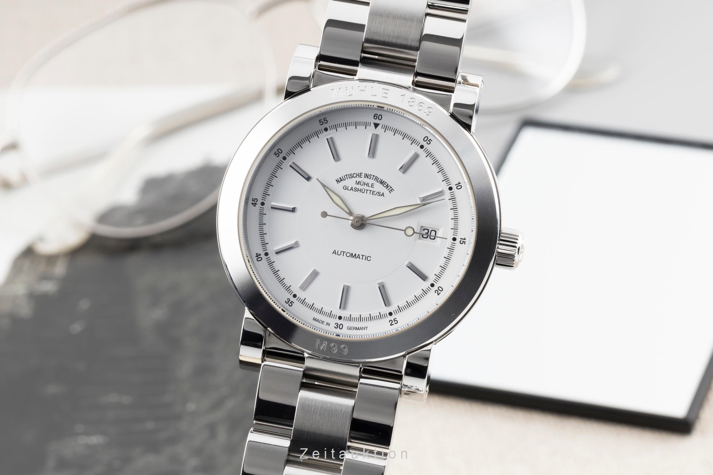 Mühle City 99 acero automático reloj para caballeros M1-99-41  [2603810]