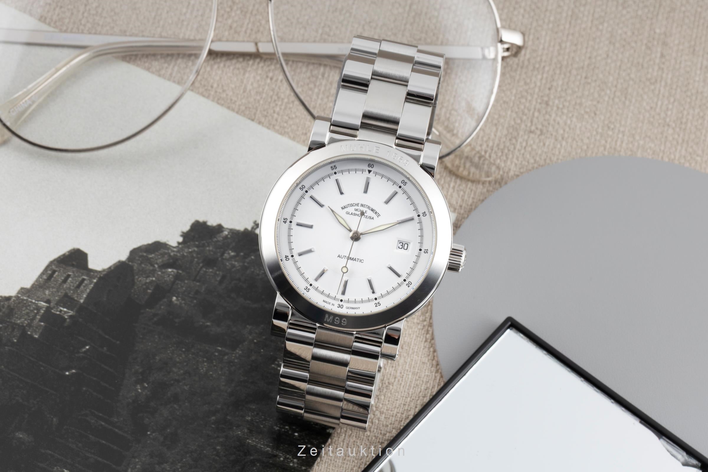 Mühle City 99 acero automático reloj para caballeros M1-99-41  [2603810]