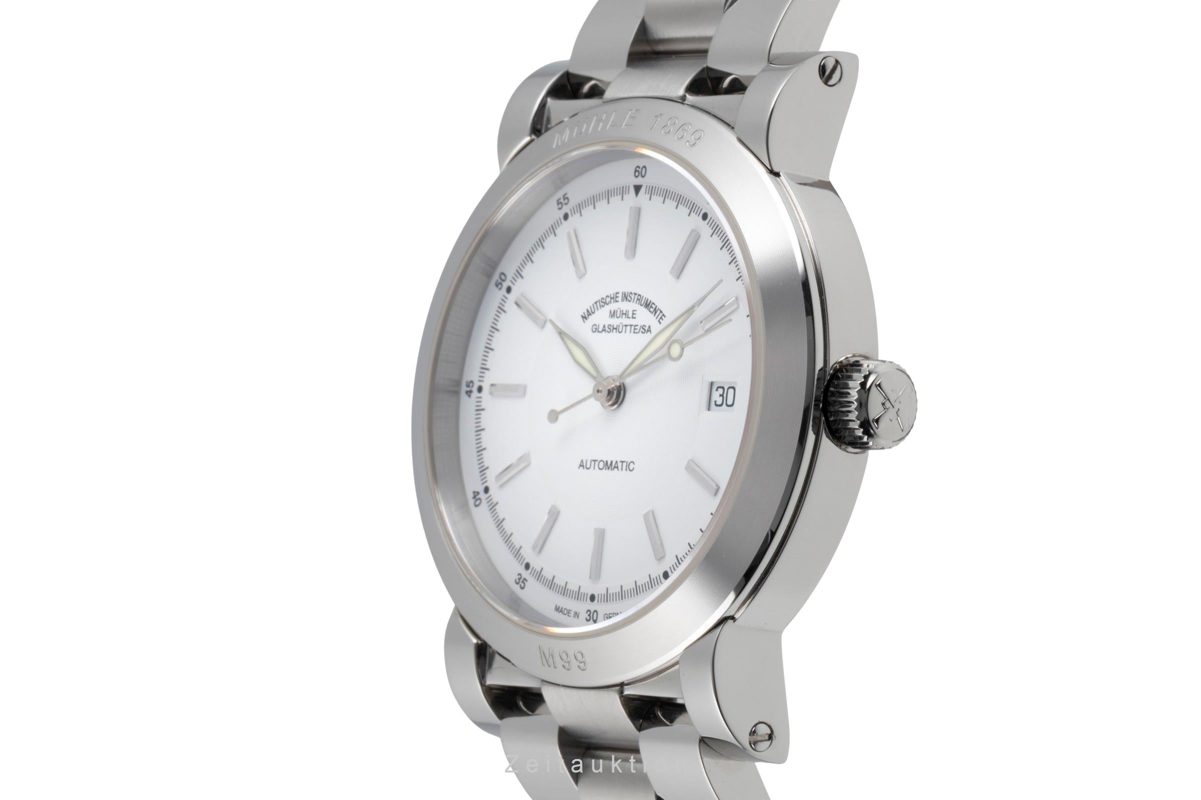 Mühle City 99 acero automático reloj para caballeros M1-99-41  [2603810]