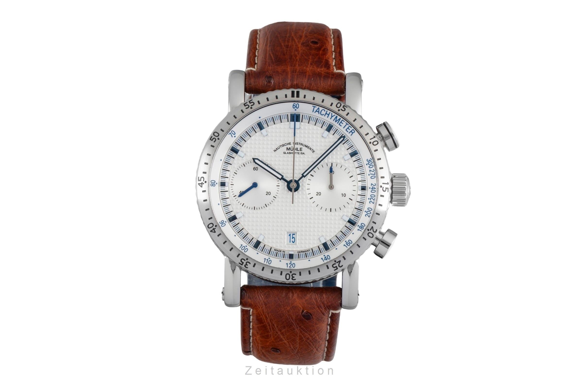 Mühle Teutonia I cronógrafo acero automático reloj para caballeros M1-29-65-200LB	  [2603813]