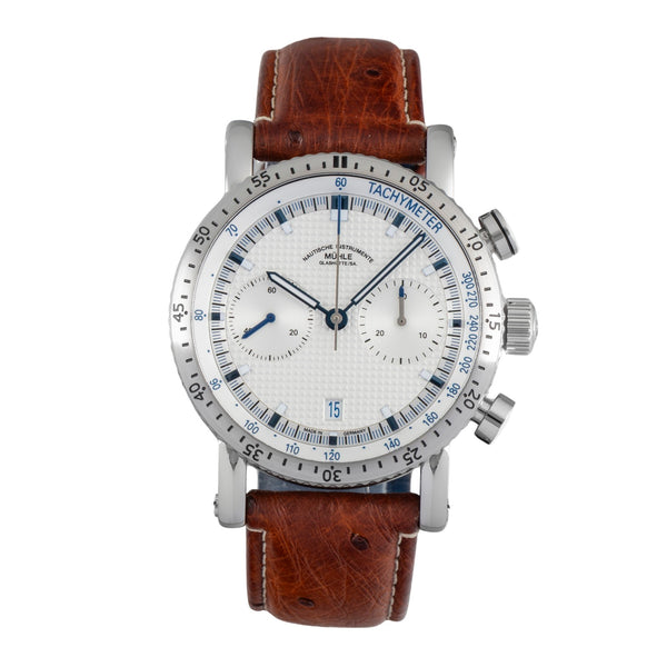 Mühle Teutonia I cronógrafo acero automático reloj para caballeros M1-29-65-200LB	  [2603813]