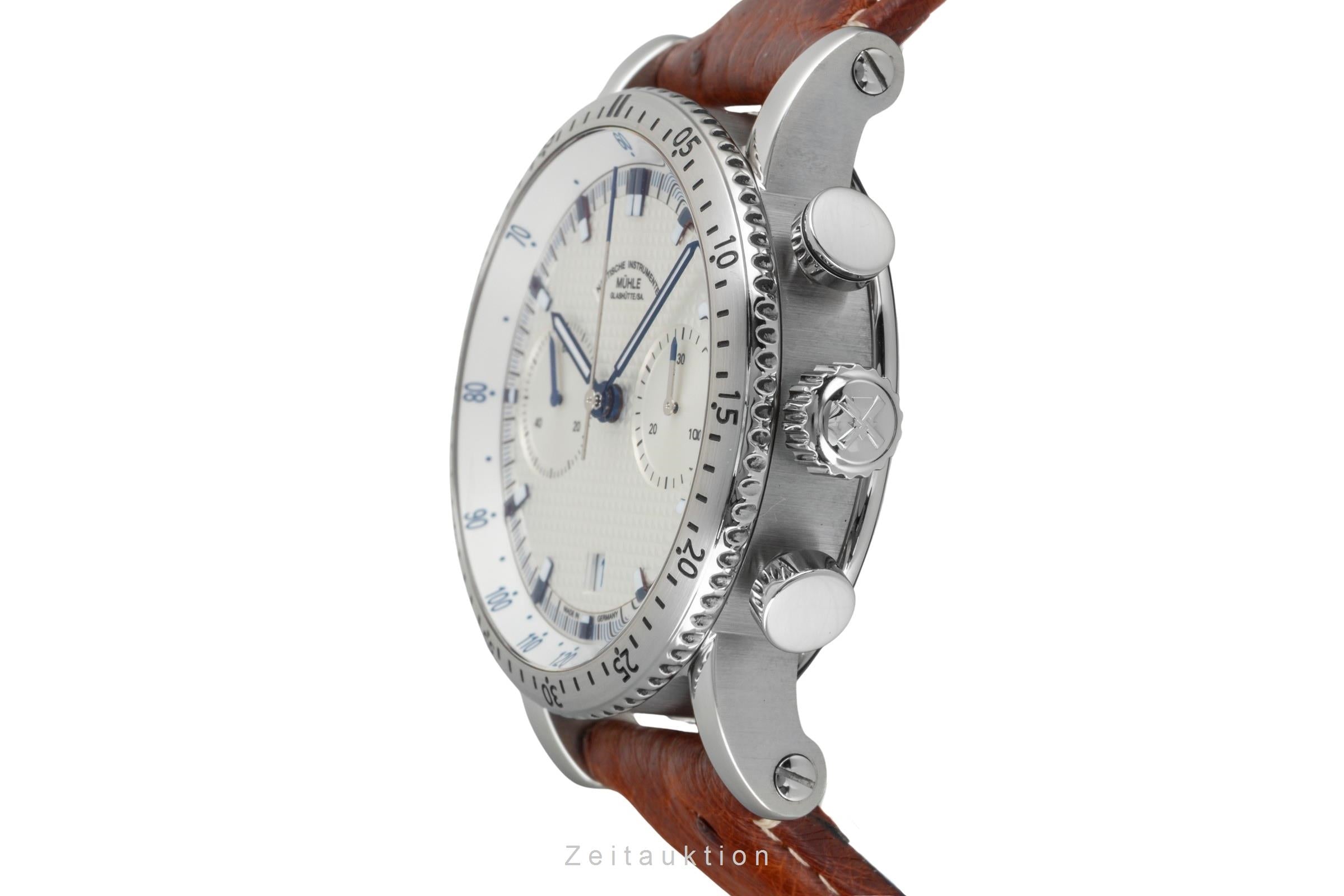 Mühle Teutonia I cronógrafo acero automático reloj para caballeros M1-29-65-200LB	  [2603813]