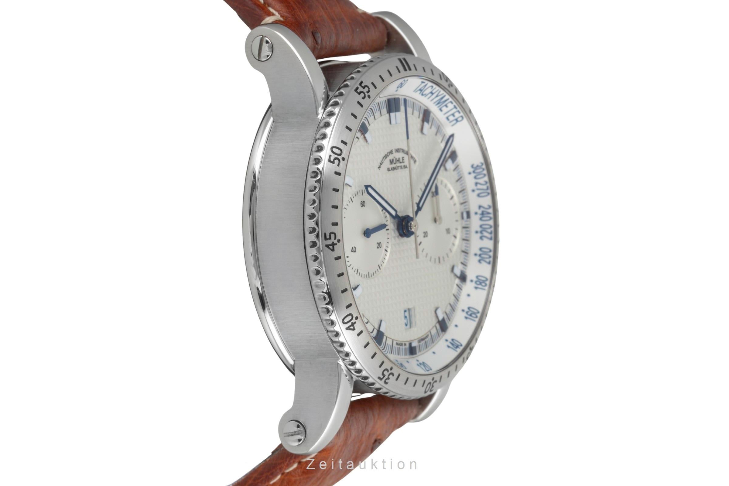 Mühle Teutonia I cronógrafo acero automático reloj para caballeros M1-29-65-200LB	  [2603813]