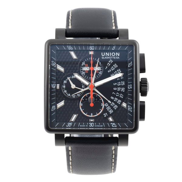 Union Glashütte Averin cronógrafo acero automático reloj para caballeros D003.725.16.051.00  [2603814]