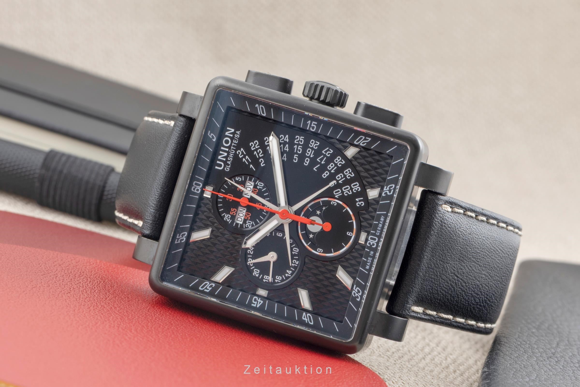 Union Glashütte Averin cronógrafo acero automático reloj para caballeros D003.725.16.051.00  [2603814]