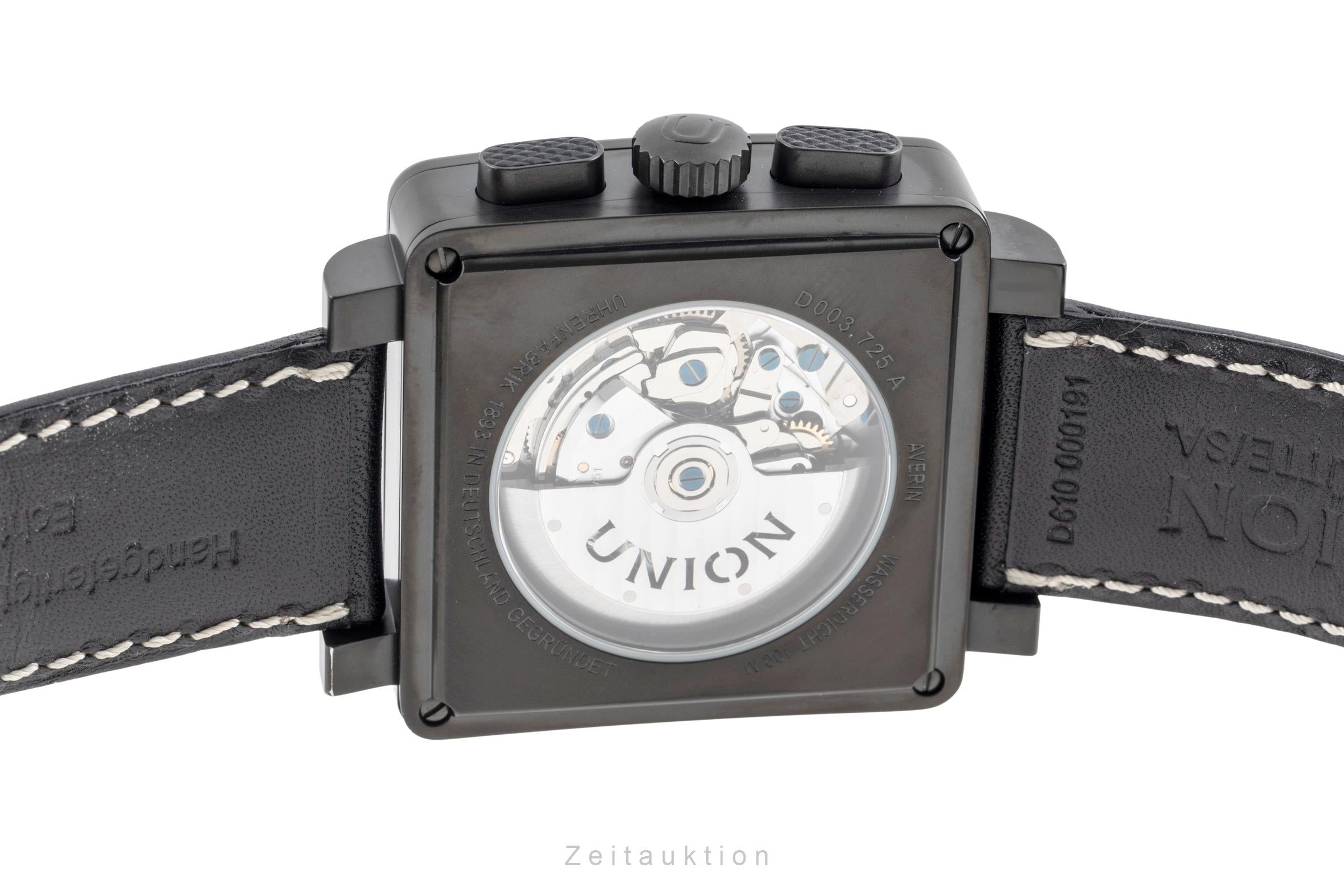 Union Glashütte Averin cronógrafo acero automático reloj para caballeros D003.725.16.051.00  [2603814]