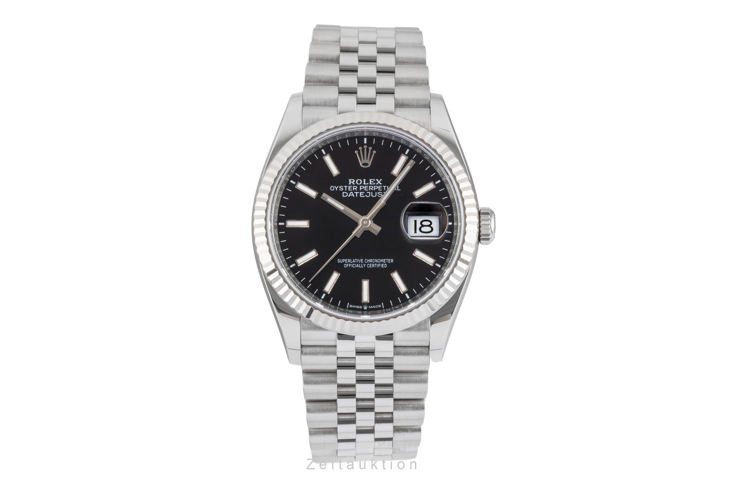 Rolex Datejust steel / white gold automatic men's watch 126234  [2603818]