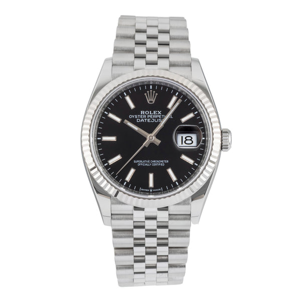 Rolex Datejust steel / white gold automatic men's watch 126234  [2603818]