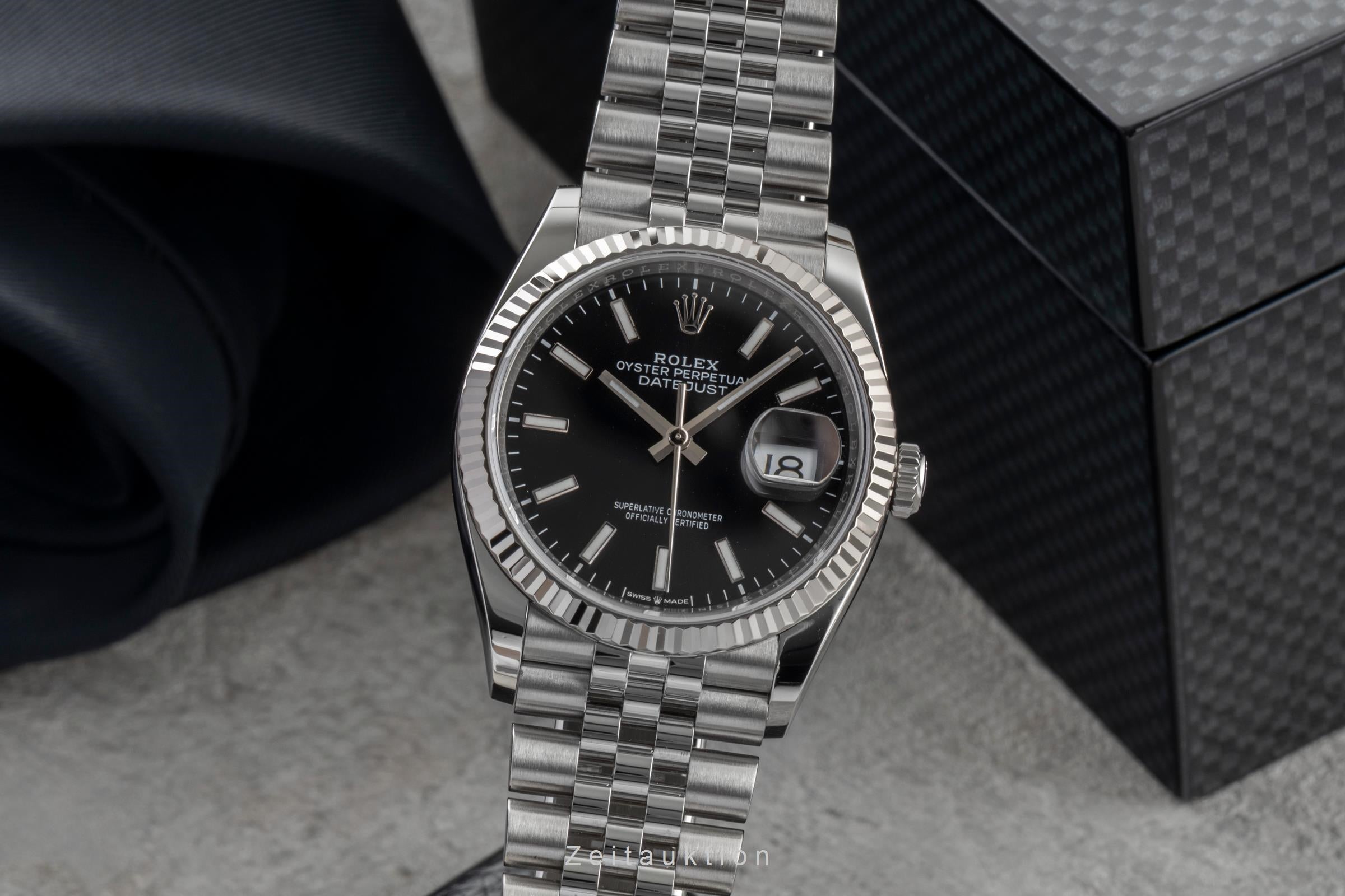 Rolex Datejust steel / white gold automatic men's watch 126234  [2603818]