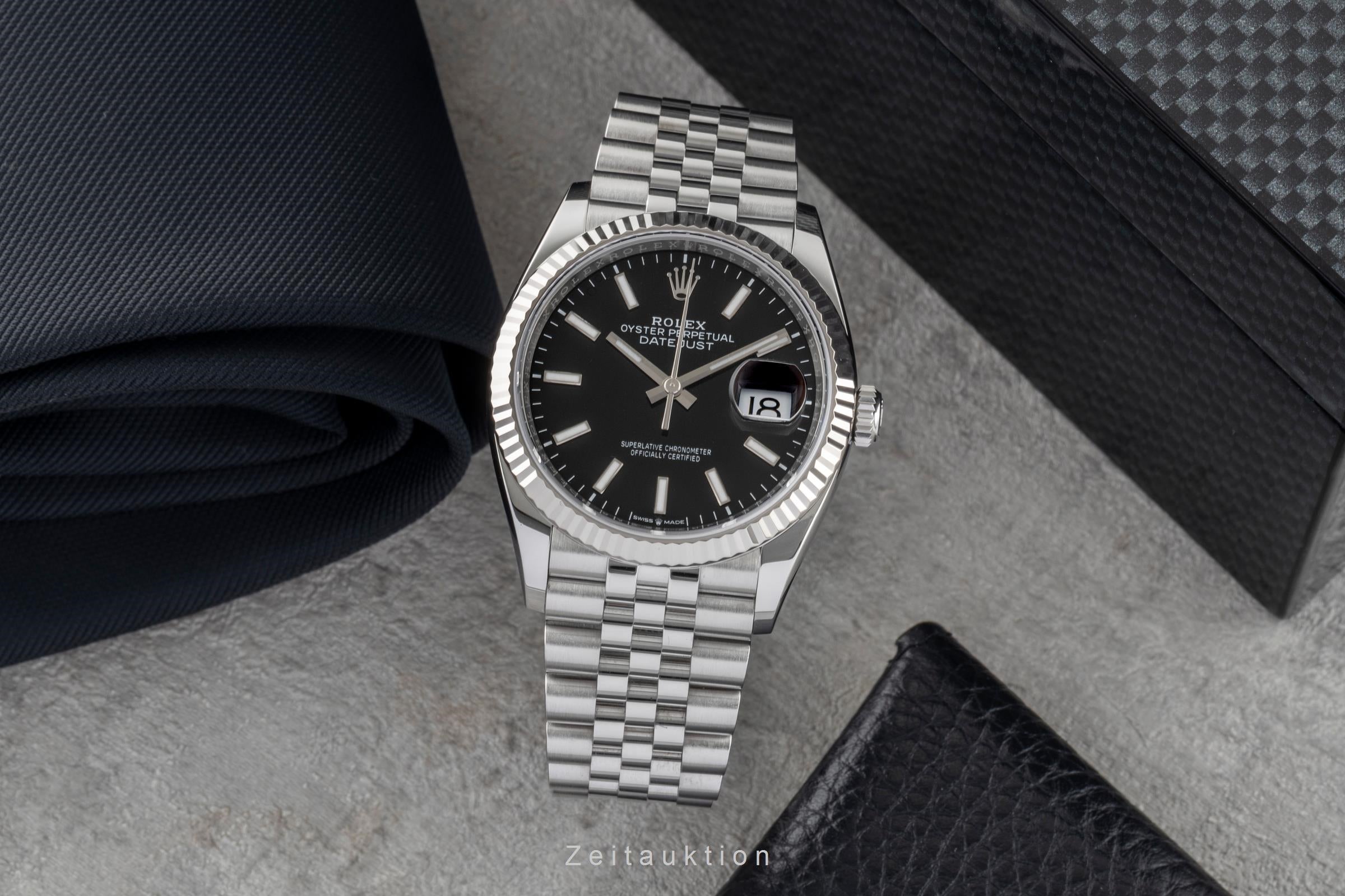 Rolex Datejust steel / white gold automatic men's watch 126234  [2603818]