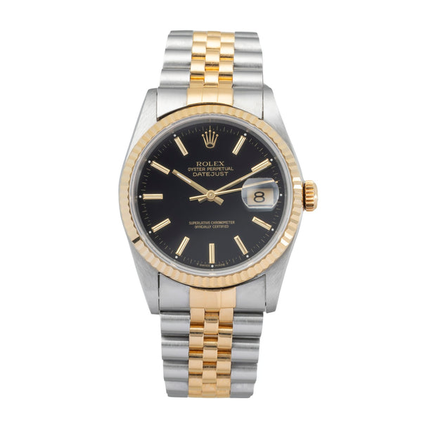 Rolex Datejust acero / oro automático reloj para caballeros 16233 LP: 15350EUR  [2603821]