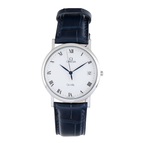 Omega De Ville acier quartz montre pour hommes 196.2432  [2603824]