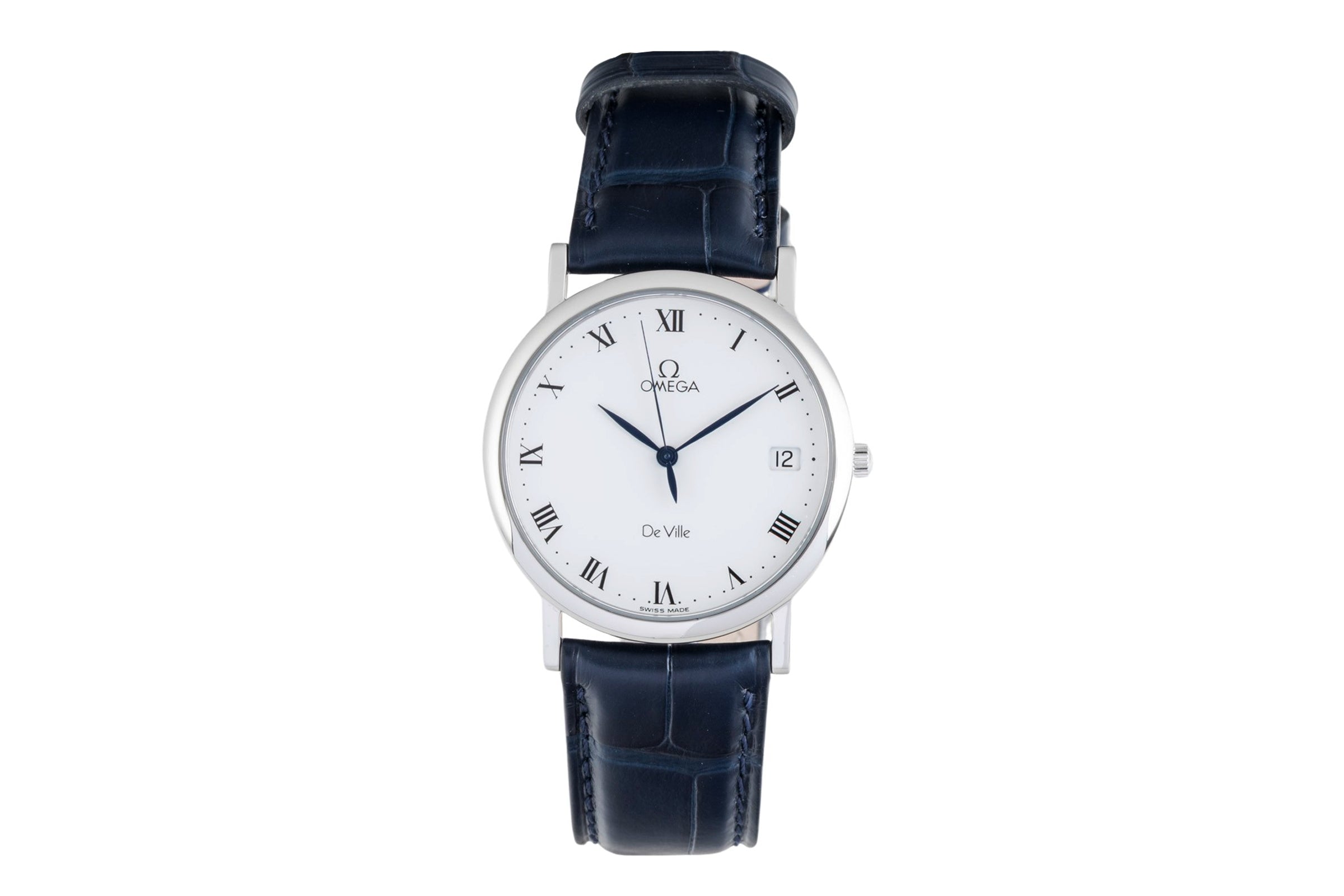 Omega De Ville steel quartz men's watch 196.2432  [2603824]