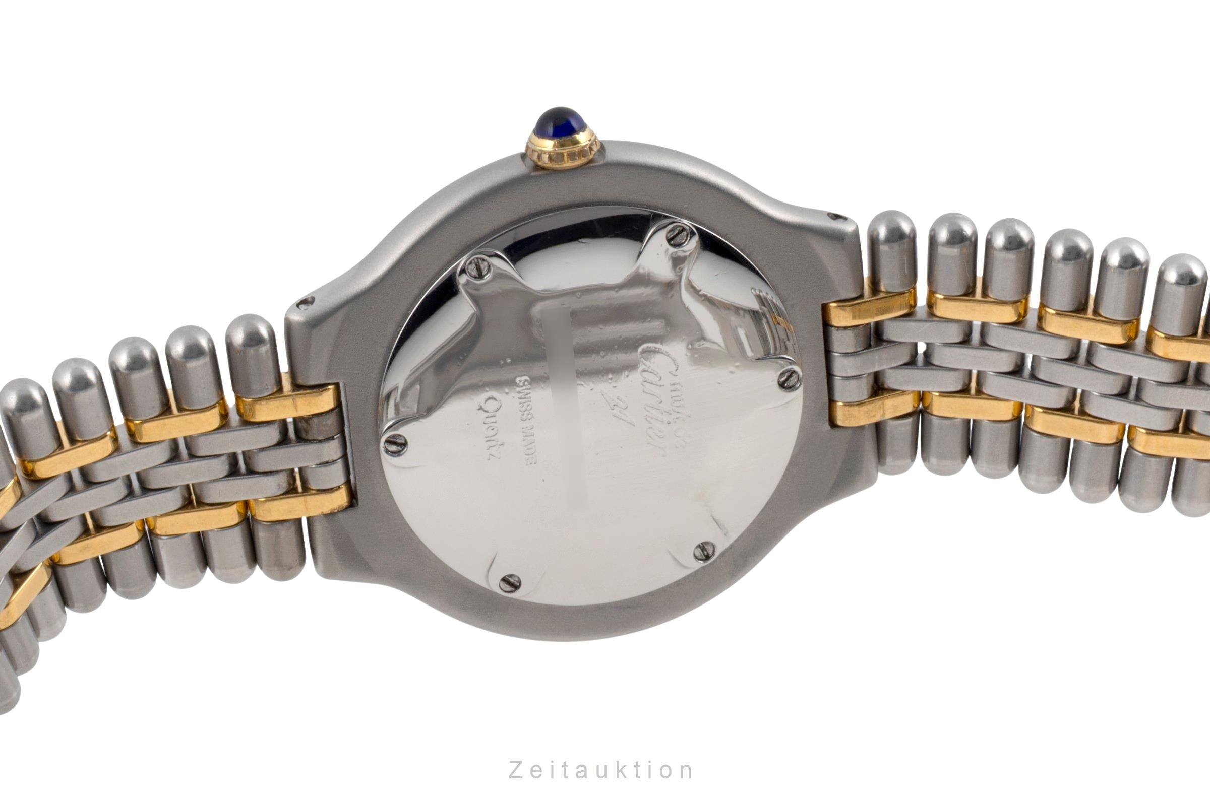 Cartier Must De Cartier 21 acciaio / dorato quarzo orologio da donna 9010  [2603825]