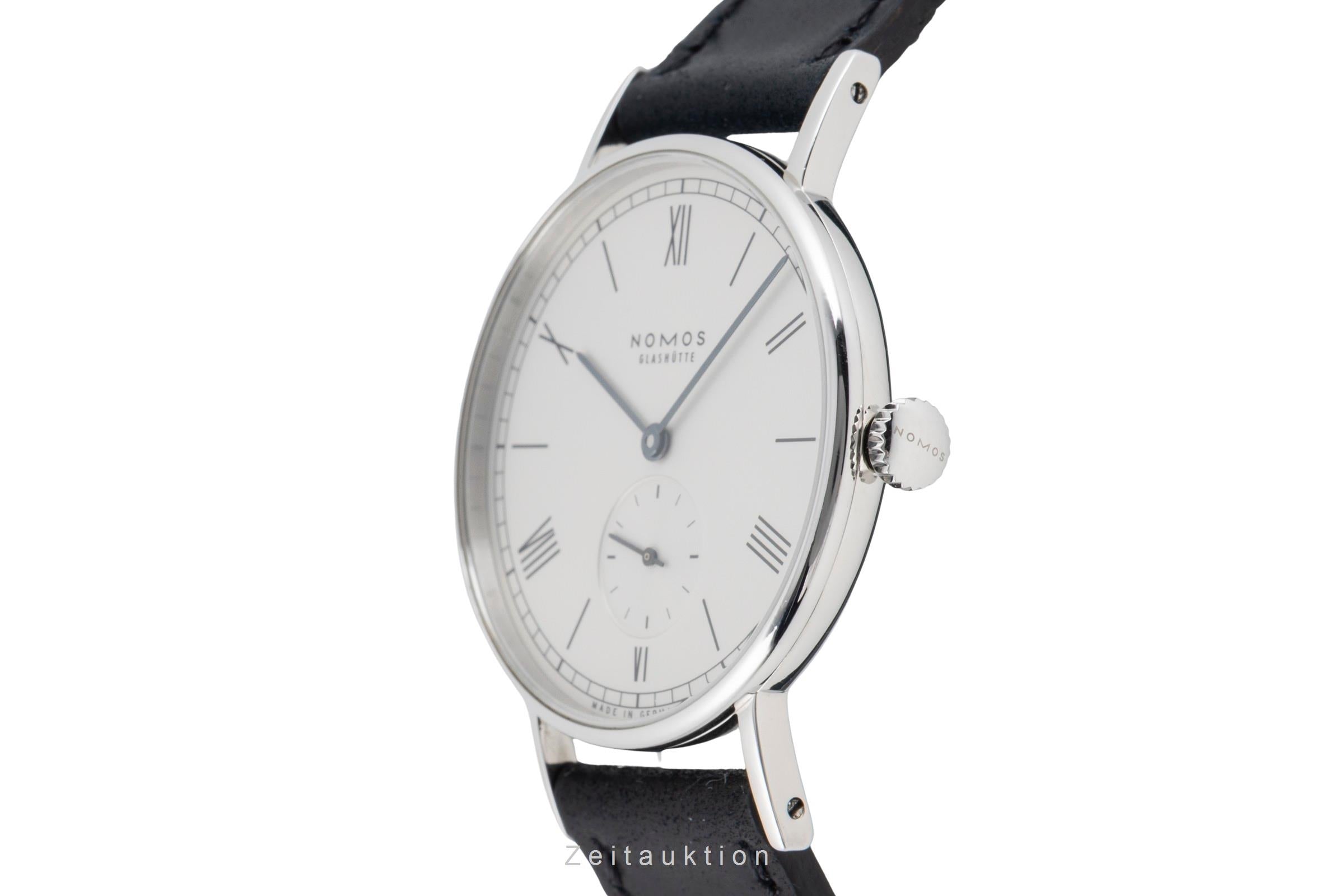 Nomos Ludwig acier à remontage manuel montre pour hommes 201  [2603826]