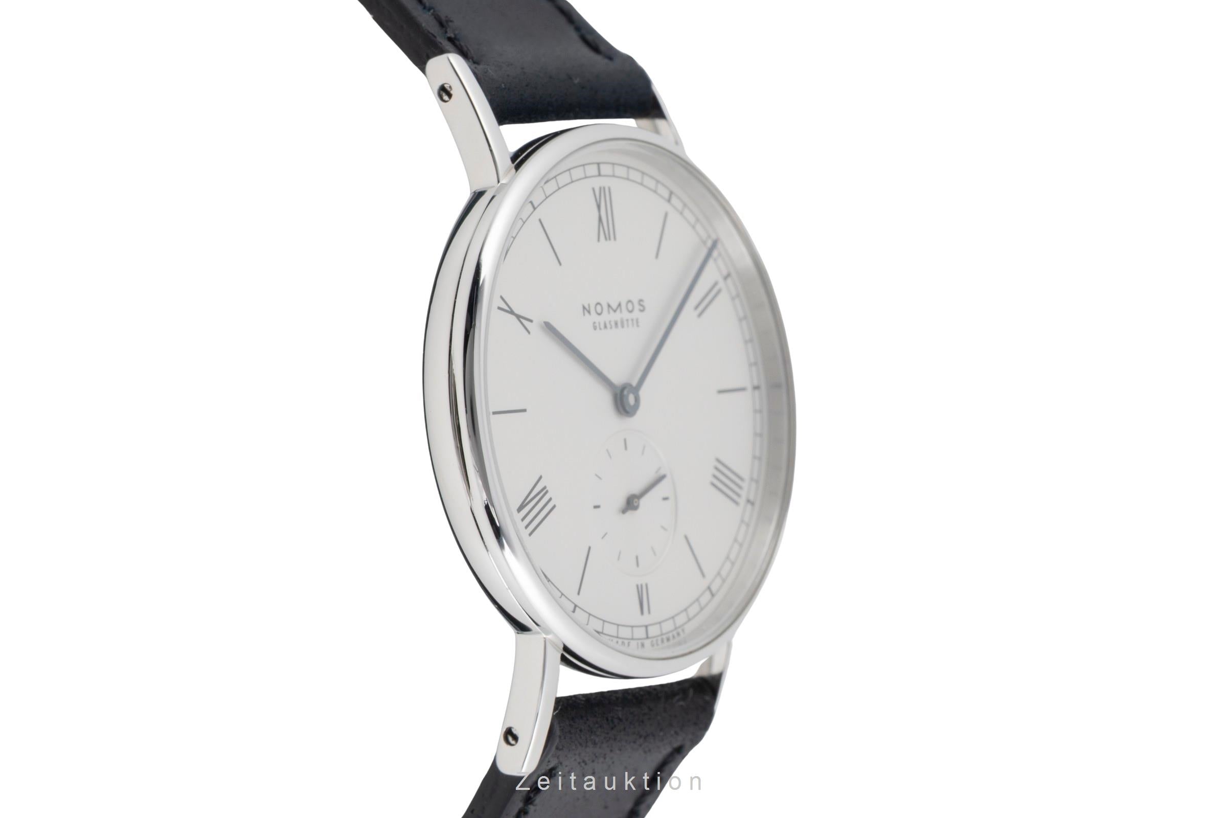 Nomos Ludwig acier à remontage manuel montre pour hommes 201  [2603826]