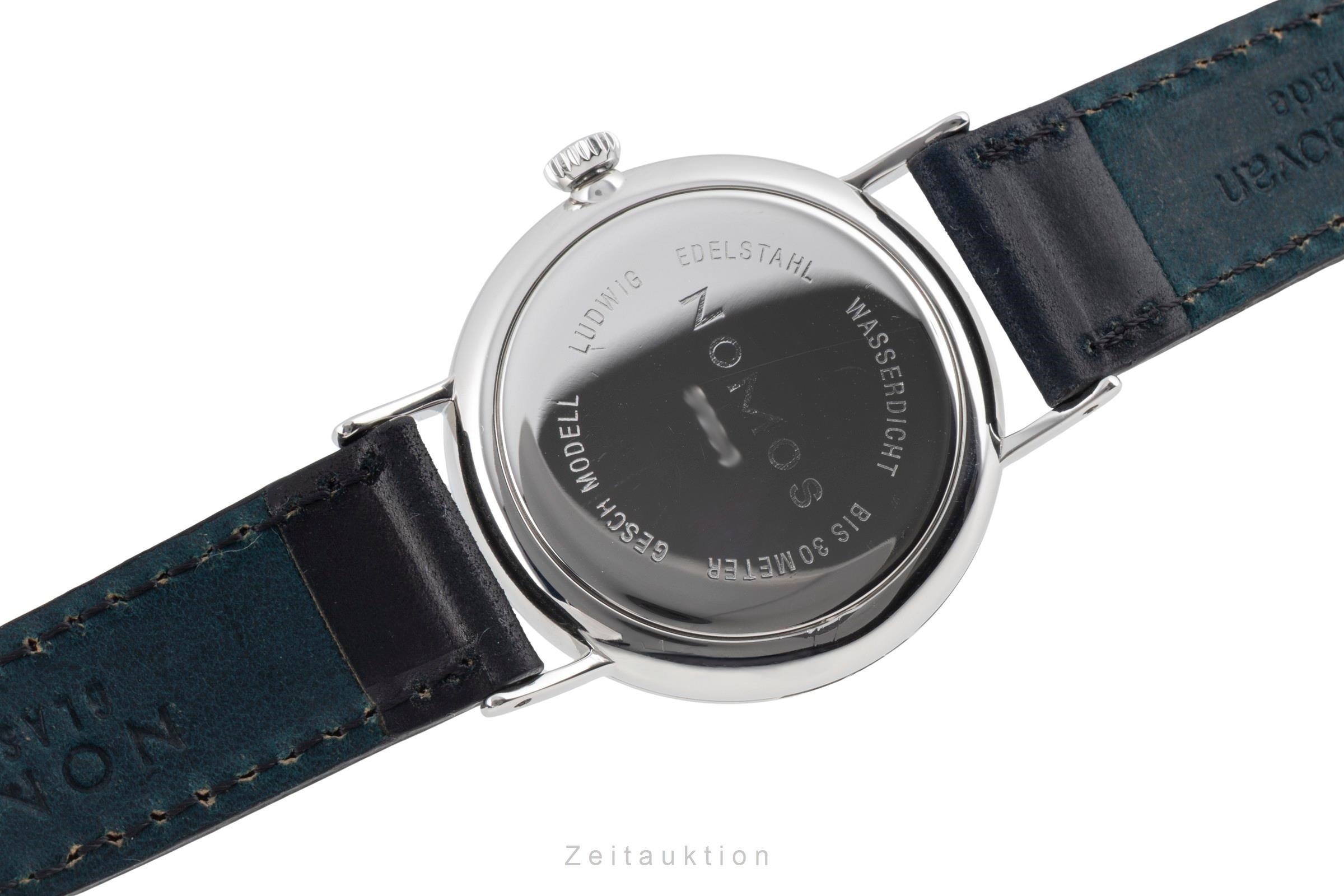 Nomos Ludwig acier à remontage manuel montre pour hommes 201  [2603826]