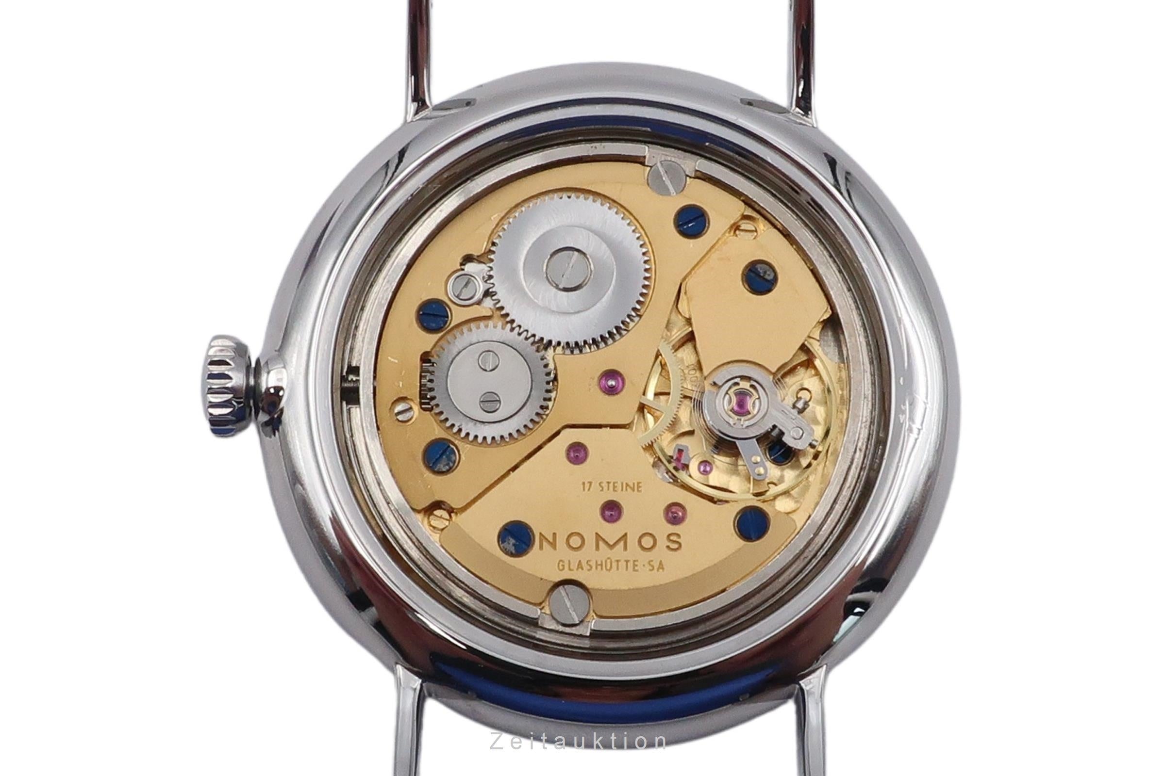 Nomos Ludwig acier à remontage manuel montre pour hommes 201  [2603826]