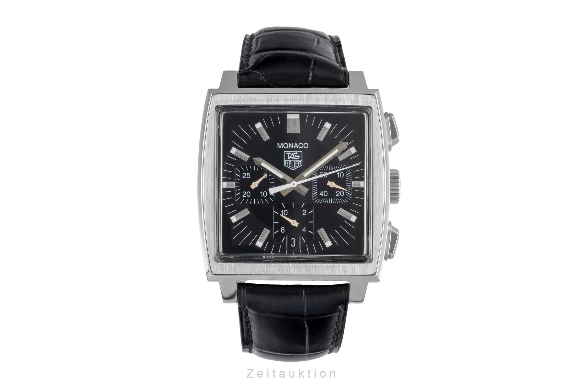Tag Heuer Monaco chronograph steel automatic men's watch CW2111-0 LP: 7950EUR  [2603832]