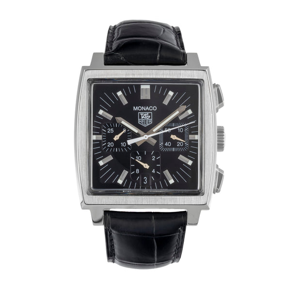 Tag Heuer Monaco chronograph steel automatic men's watch CW2111-0 LP: 7950EUR  [2603832]