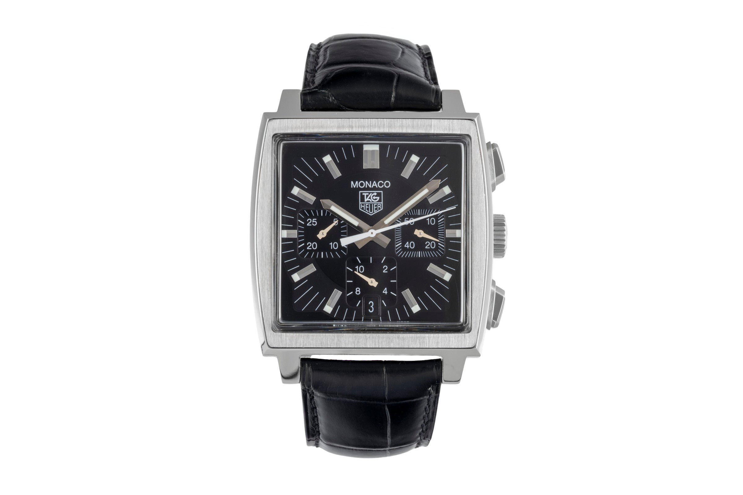 Tag Heuer Monaco chronograph steel automatic men's watch CW2111-0 LP: 7950EUR  [2603832]