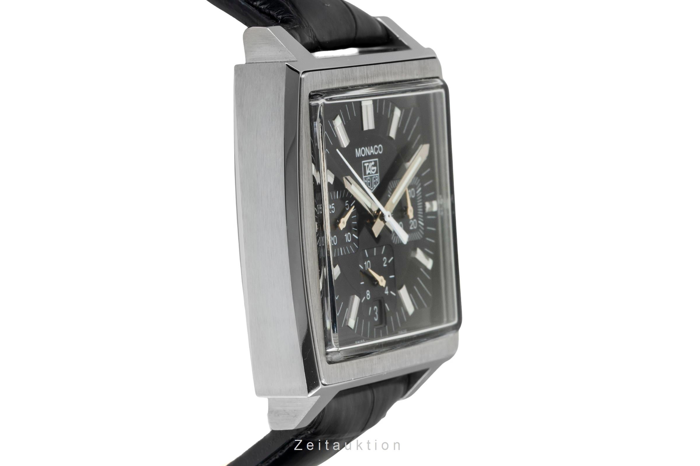 Tag Heuer Monaco chronograph steel automatic men's watch CW2111-0 LP: 7950EUR  [2603832]