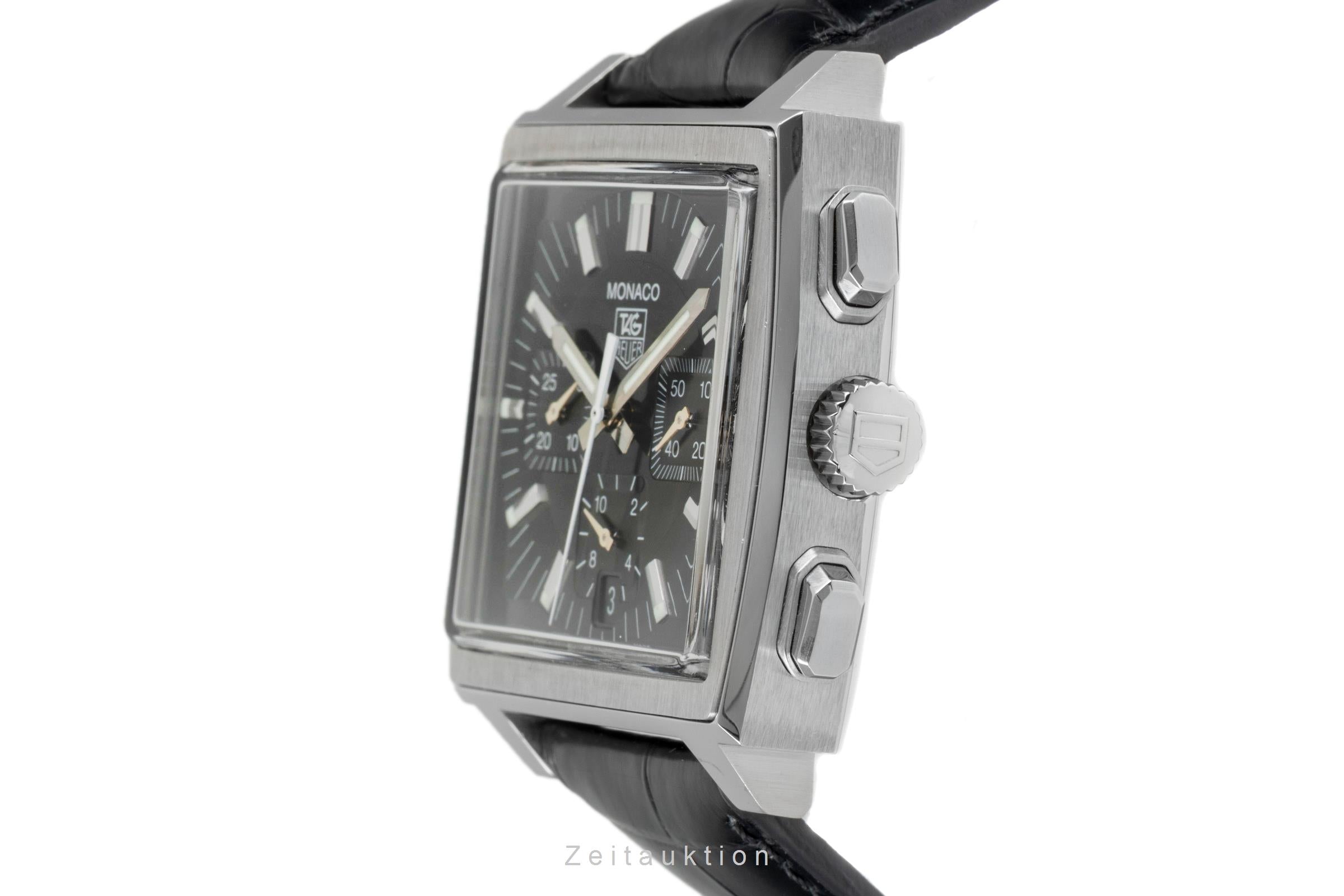 Tag Heuer Monaco chronograph steel automatic men's watch CW2111-0 LP: 7950EUR  [2603832]