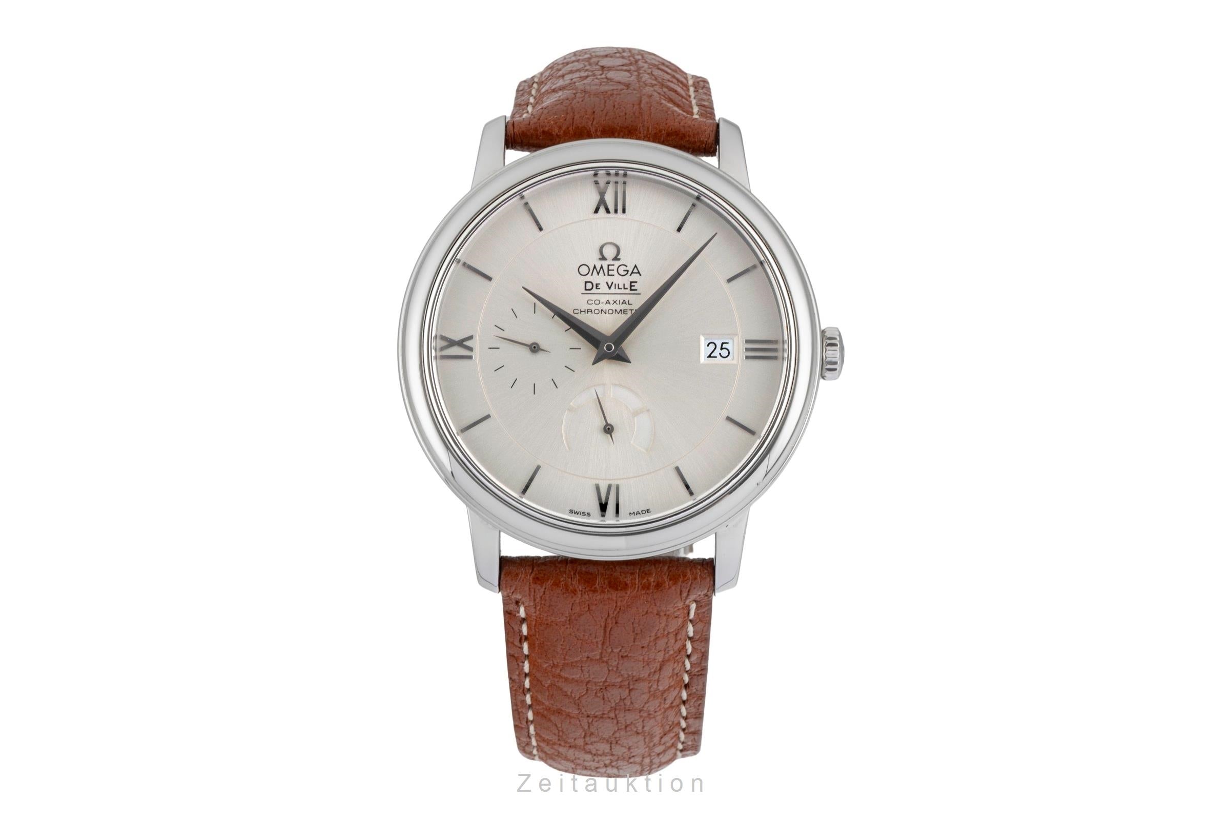 Omega Deville Prestige Gangreserve Edelstahl Herrenuhr Ref. 424.13.40.21.02.001 [2603833]