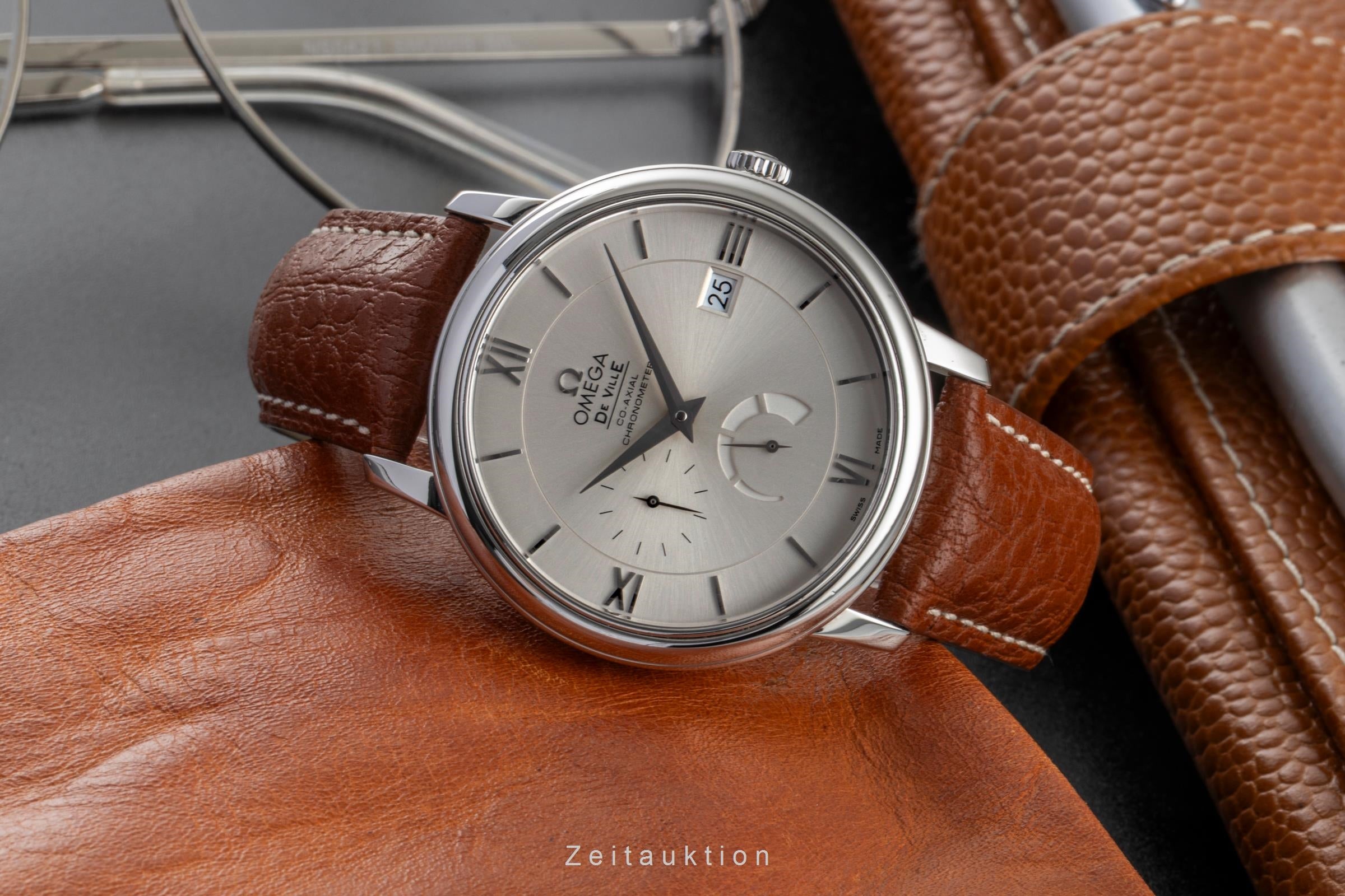 Omega Deville Prestige Gangreserve Edelstahl Herrenuhr Ref. 424.13.40.21.02.001 [2603833]