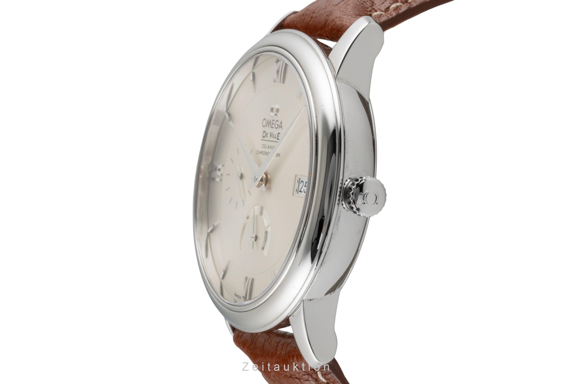 Omega Deville Prestige Gangreserve Edelstahl Herrenuhr Ref. 424.13.40.21.02.001 [2603833]
