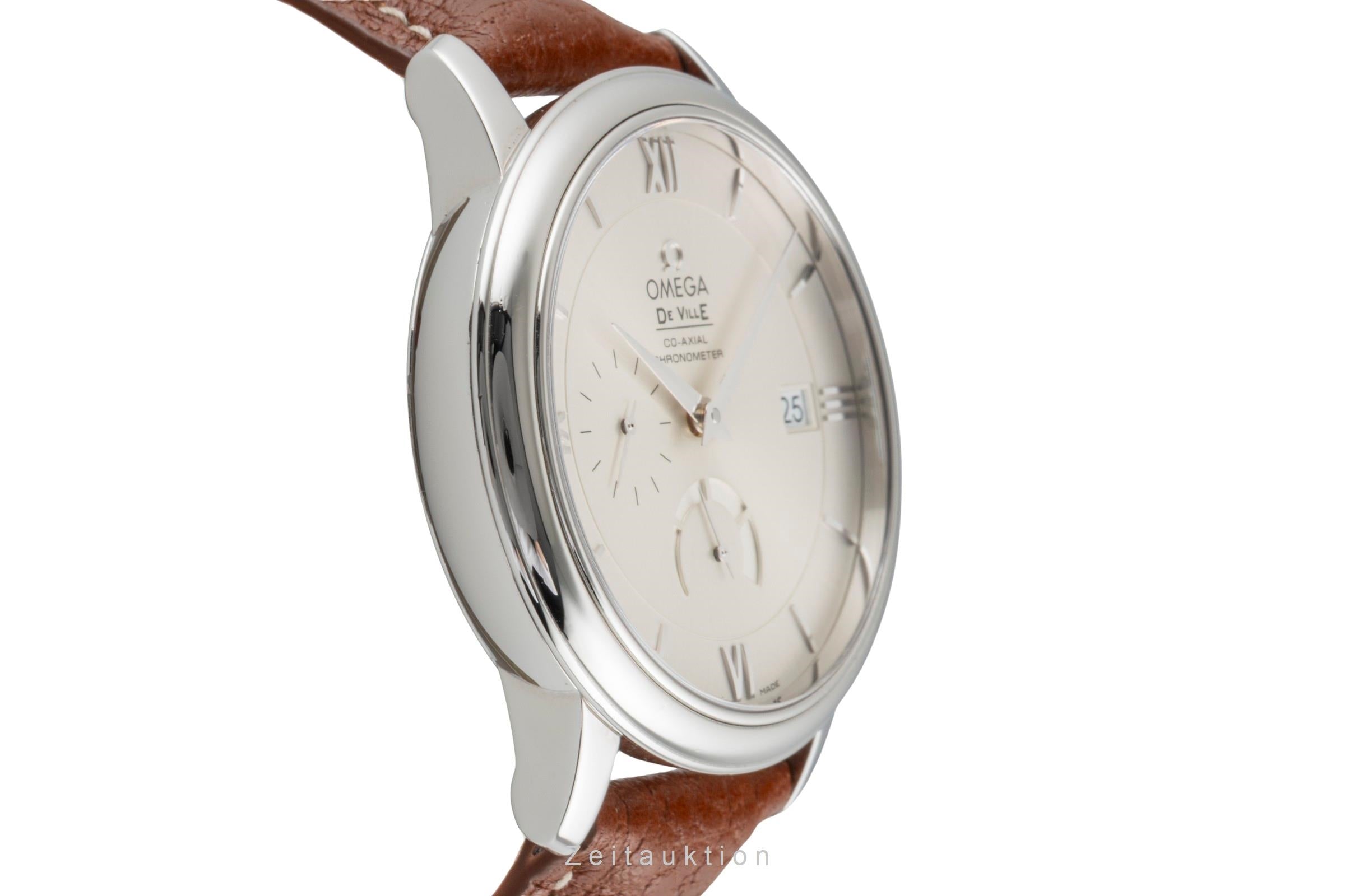 Omega Deville Prestige Gangreserve Edelstahl Herrenuhr Ref. 424.13.40.21.02.001 [2603833]