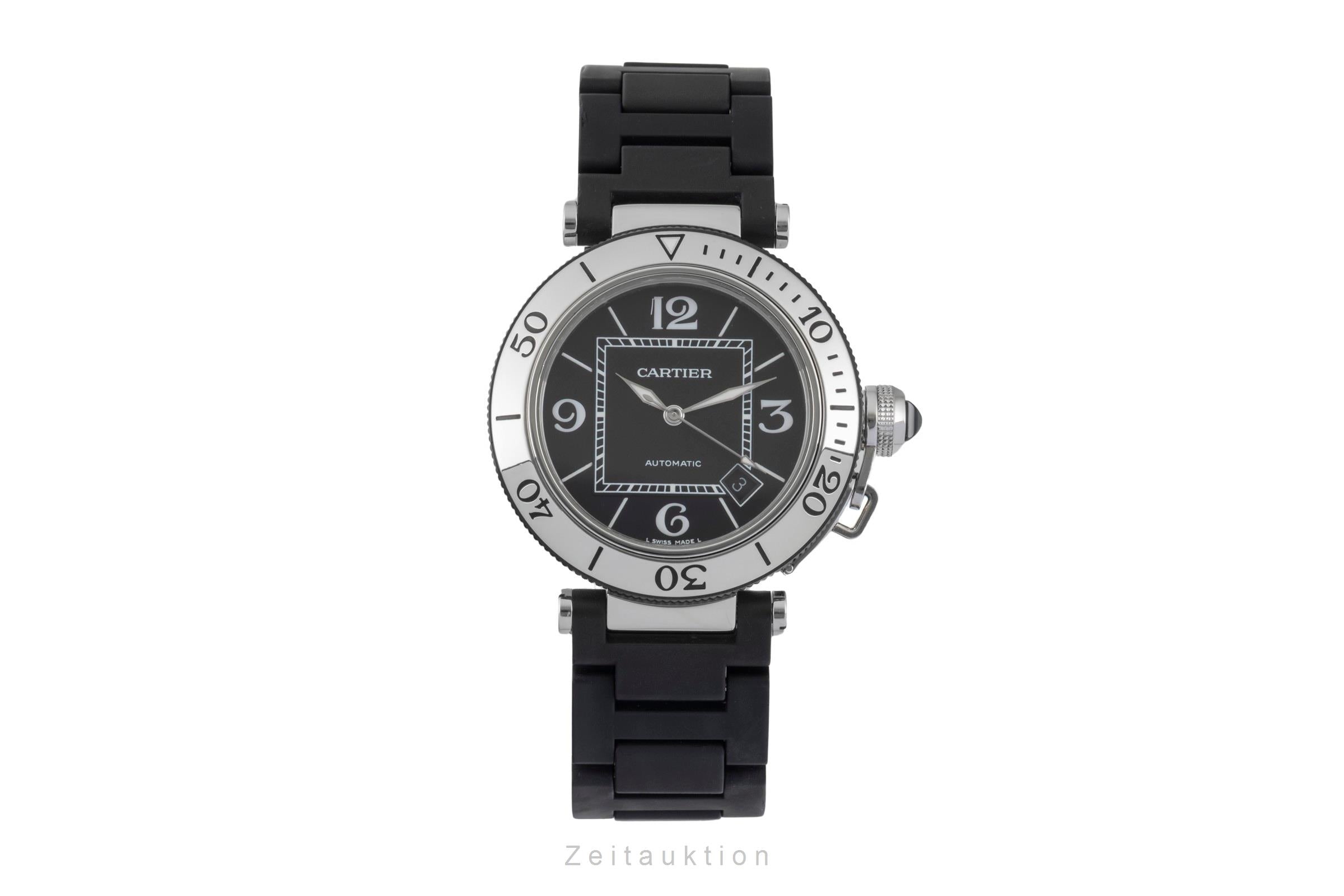 Cartier Pasha Seatimer Automatik Edelstahl Herrenuhr Ref. W31077U2 2790 [2603834]