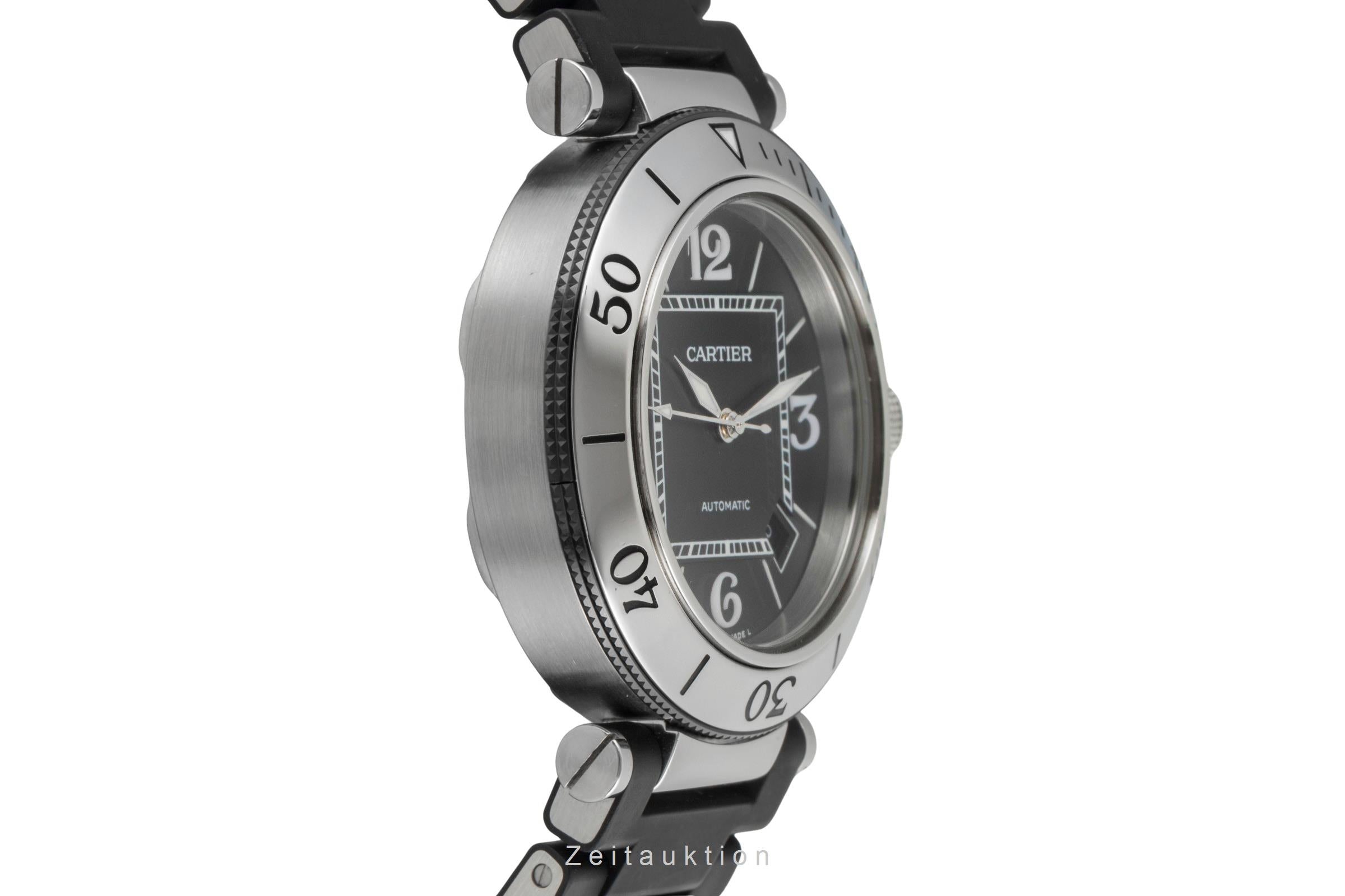 Cartier Pasha Seatimer Automatik Edelstahl Herrenuhr Ref. W31077U2 2790 [2603834]