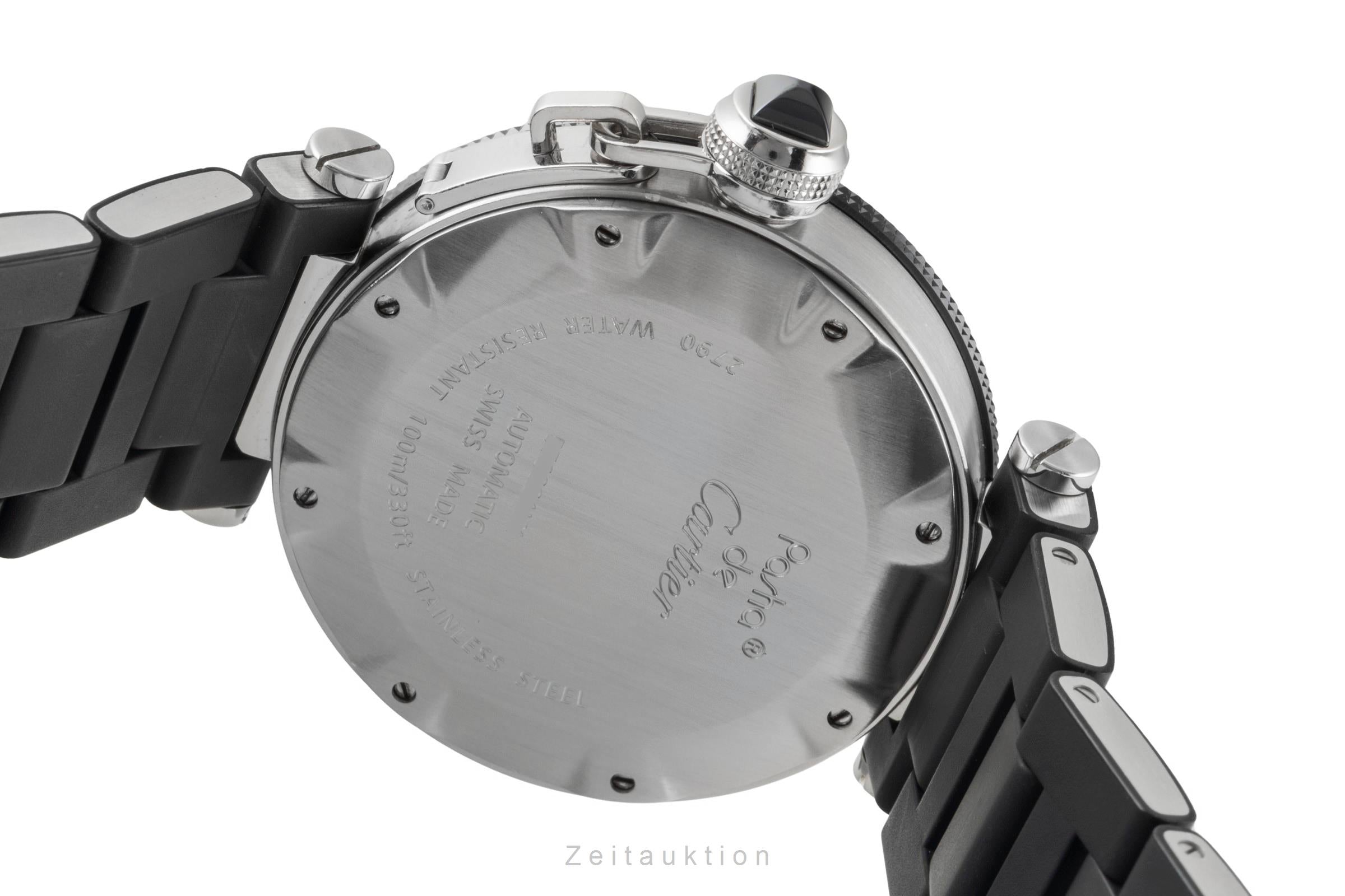 Cartier Pasha Seatimer Automatik Edelstahl Herrenuhr Ref. W31077U2 2790 [2603834]