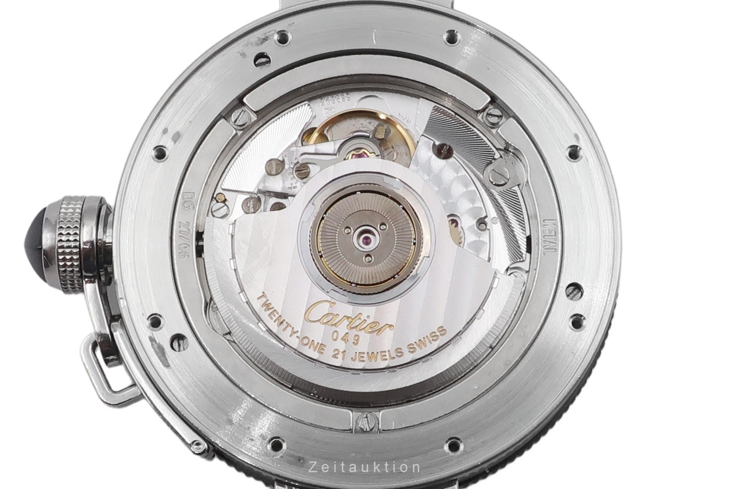Cartier Pasha Seatimer Automatik Edelstahl Herrenuhr Ref. W31077U2 2790 [2603834]