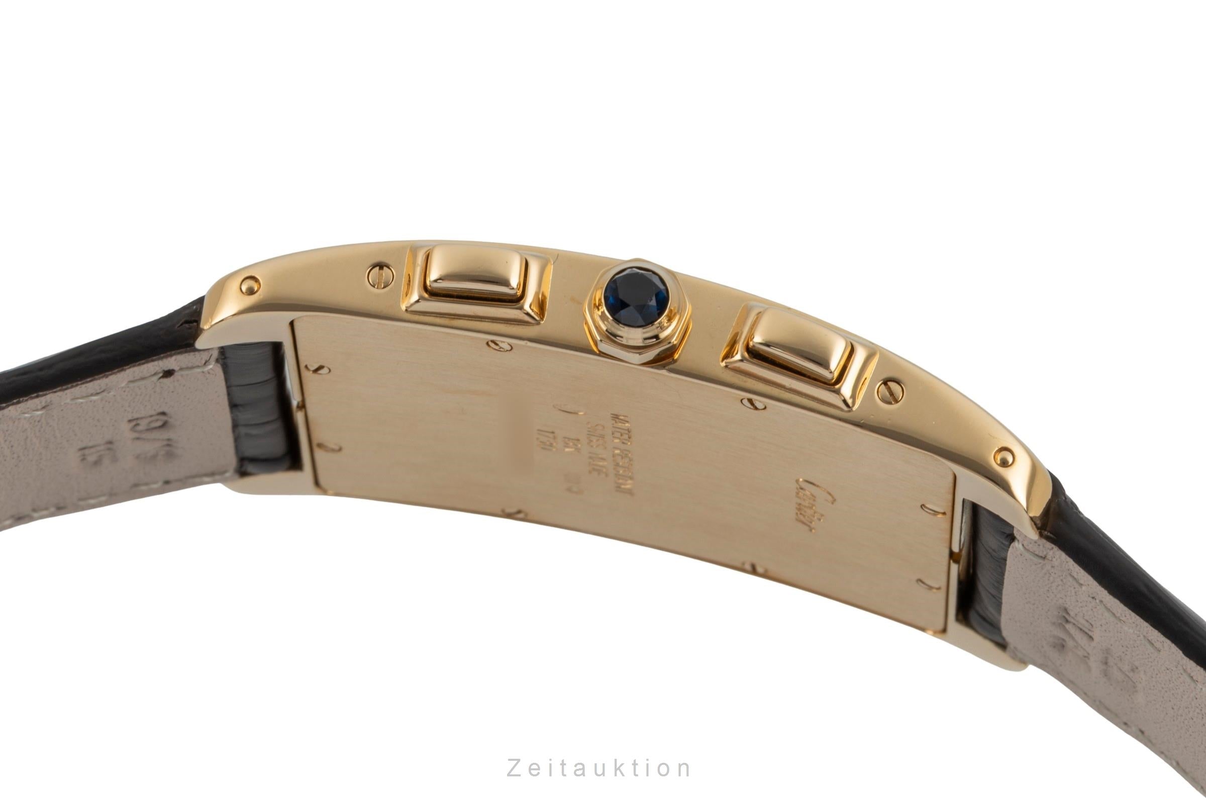 Cartier Tank Américaine cronógrafo oro de 18 quilates cuarzo reloj para caballeros W2601156  [2603835]