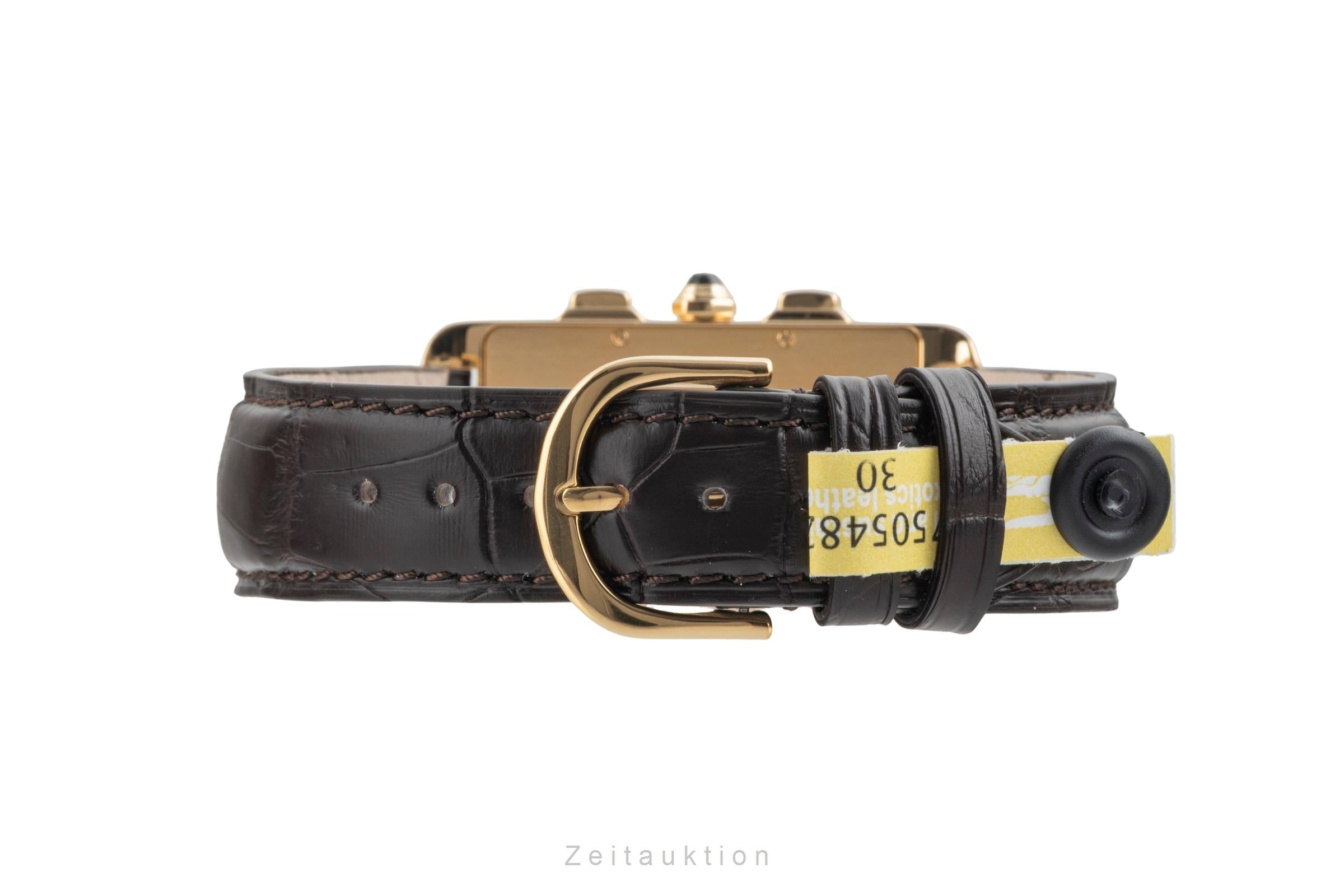 Cartier Tank Américaine cronógrafo oro de 18 quilates cuarzo reloj para caballeros W2601156  [2603835]