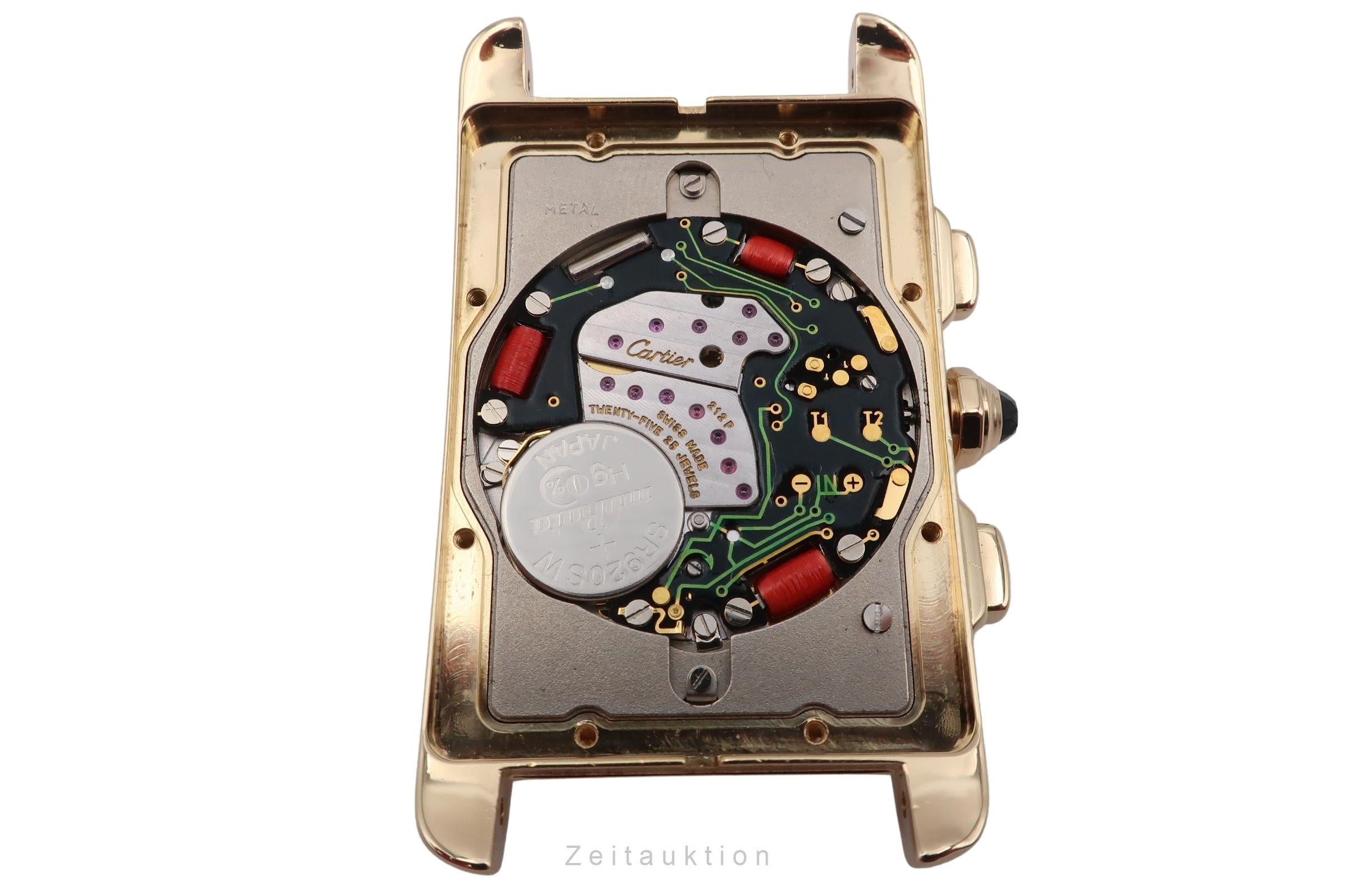 Cartier Tank Américaine cronógrafo oro de 18 quilates cuarzo reloj para caballeros W2601156  [2603835]