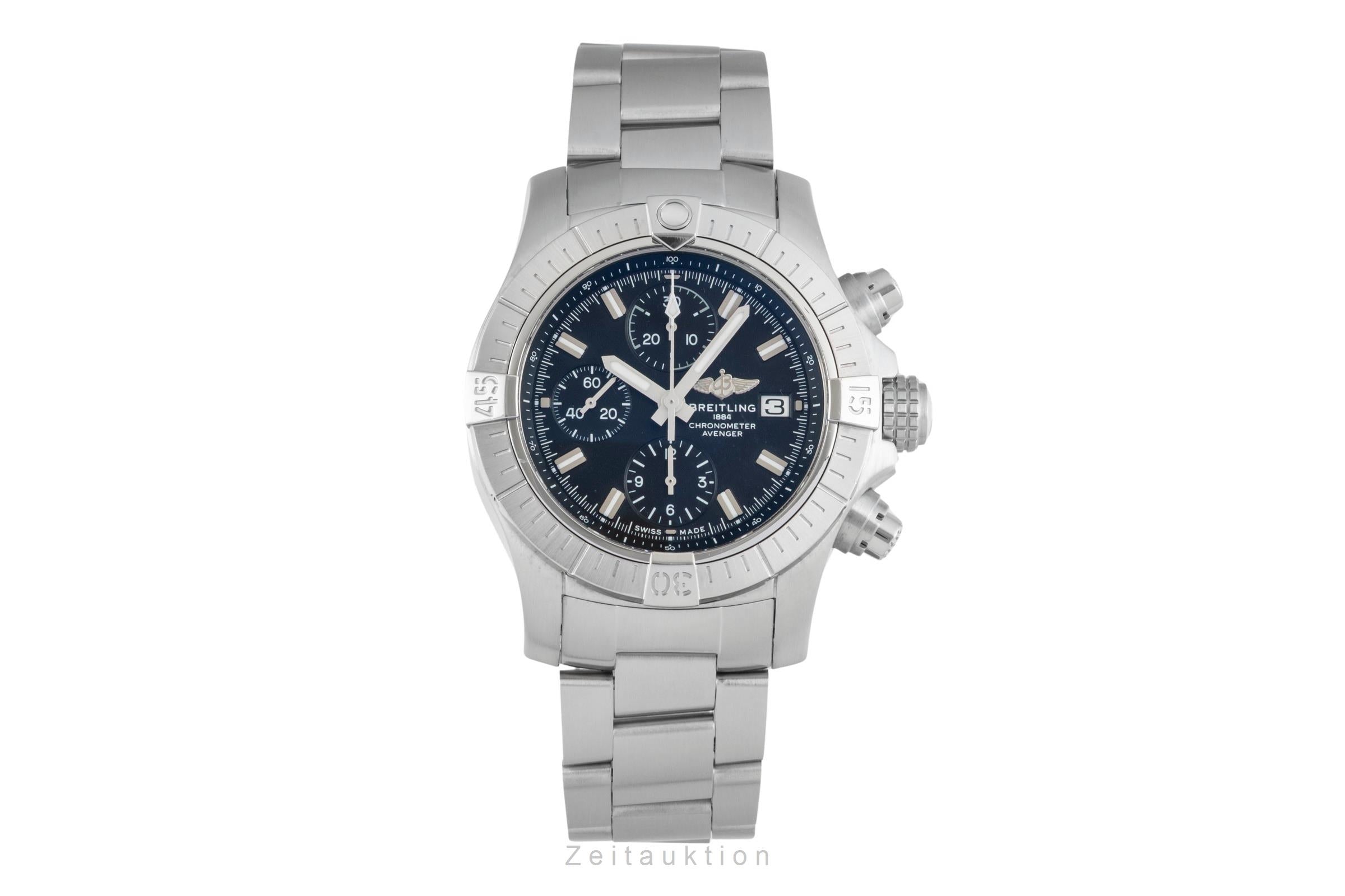 Breitling Avenger Chronograph Stahl Automatik Herrenuhr Ref. A13385101B1A1 B&P [2603838]