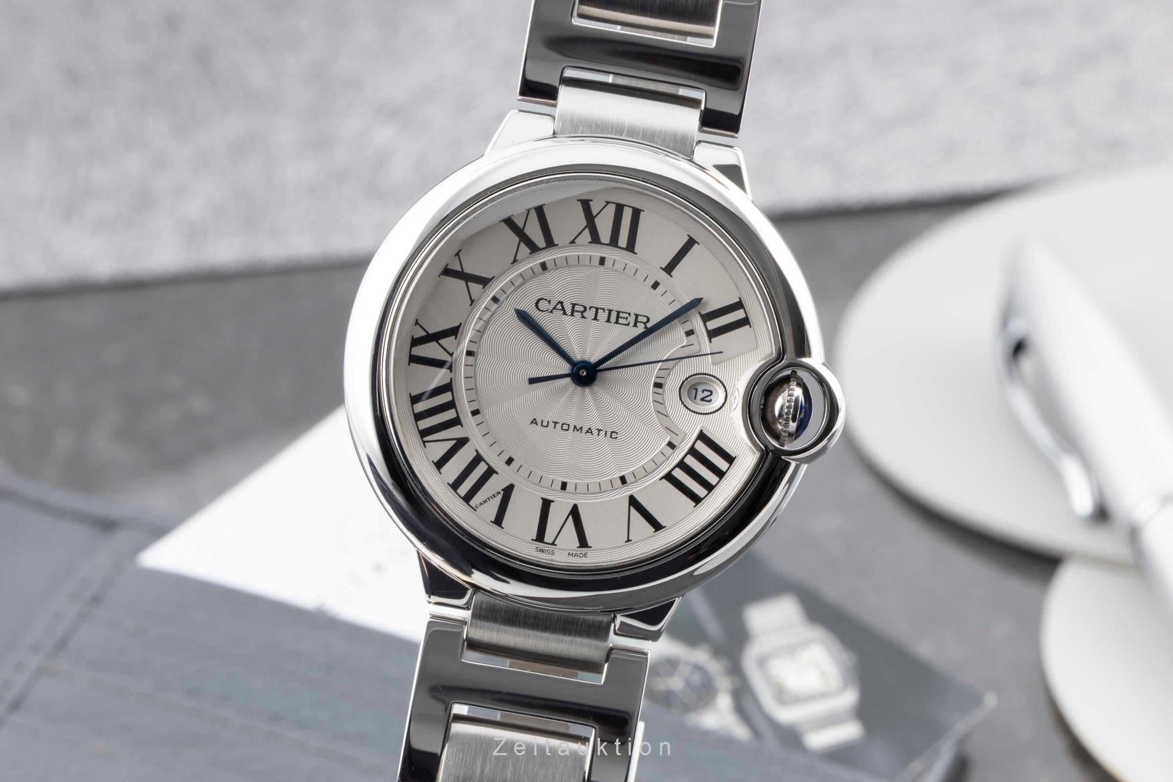 Cartier Ballon Bleu de Cartier steel automatic men's watch W69012Z4  [2603841]