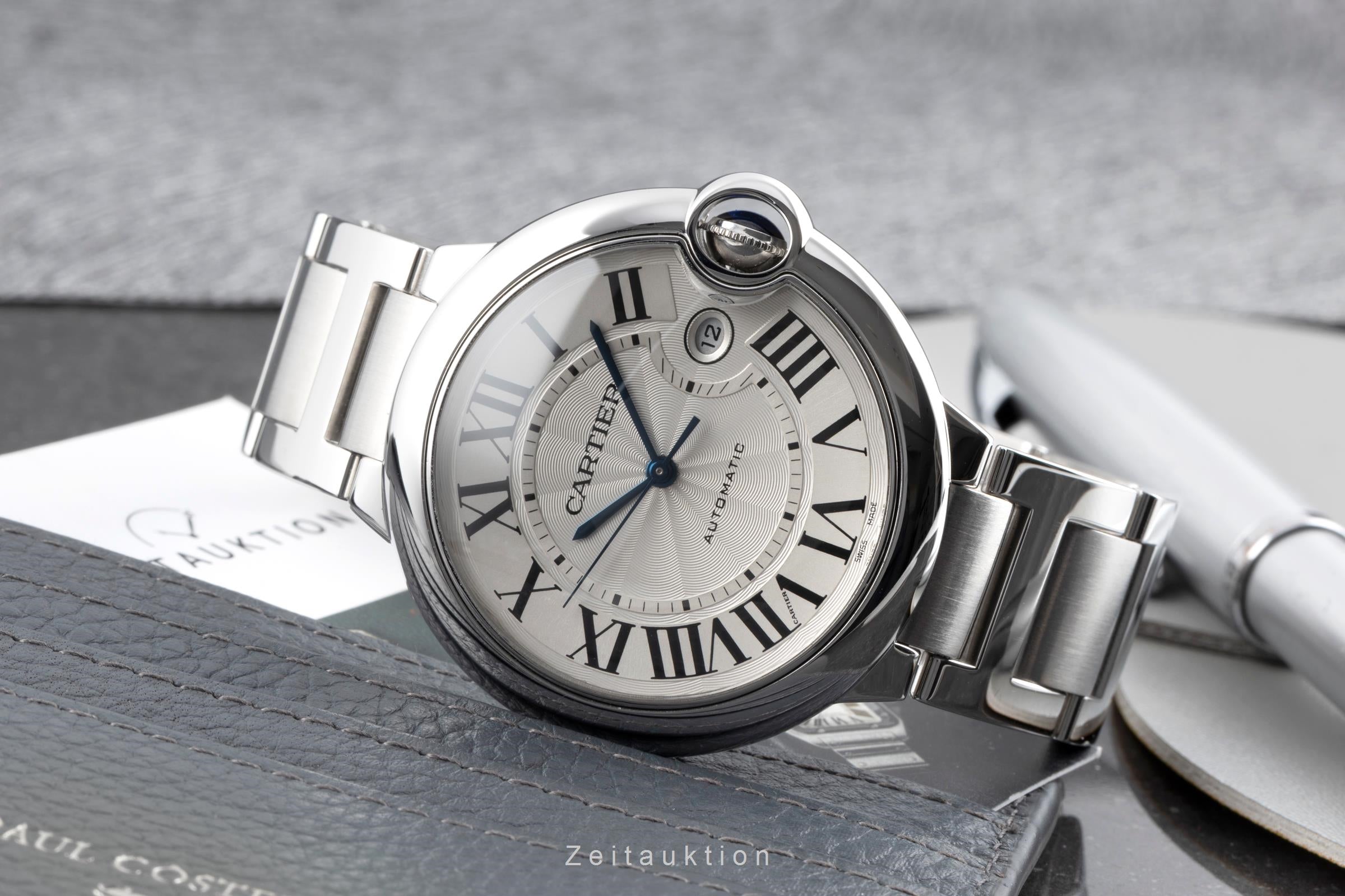 Cartier Ballon Bleu de Cartier steel automatic men's watch W69012Z4  [2603841]