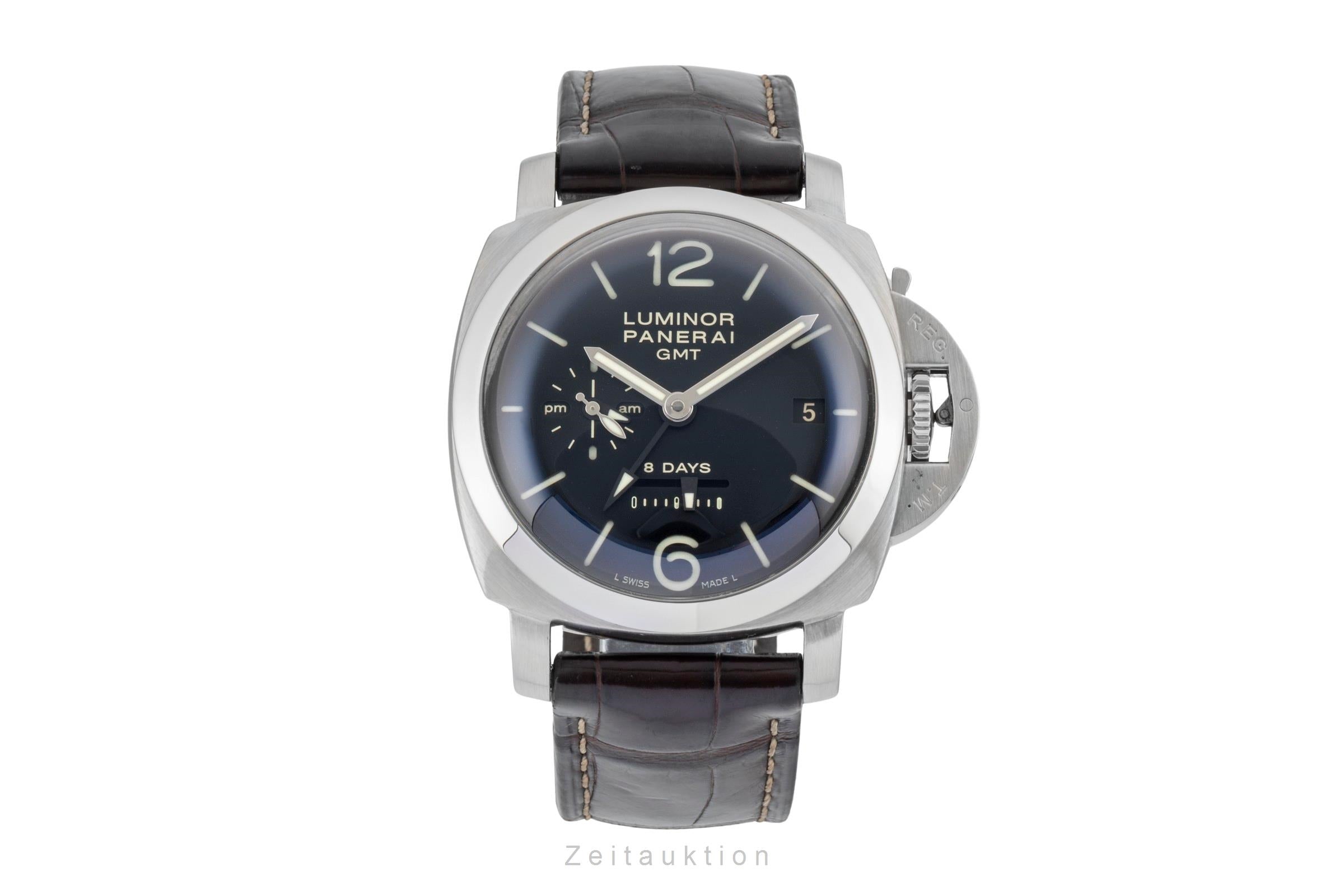 Panerai Luminor GMT acier à remontage manuel montre pour hommes PAM00233  [2603844]