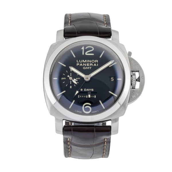Panerai Luminor GMT acier à remontage manuel montre pour hommes PAM00233  [2603844]
