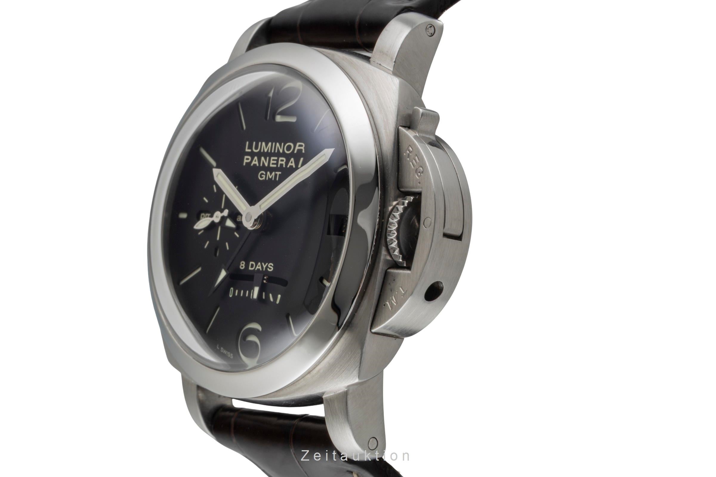 Panerai Luminor GMT acier à remontage manuel montre pour hommes PAM00233  [2603844]