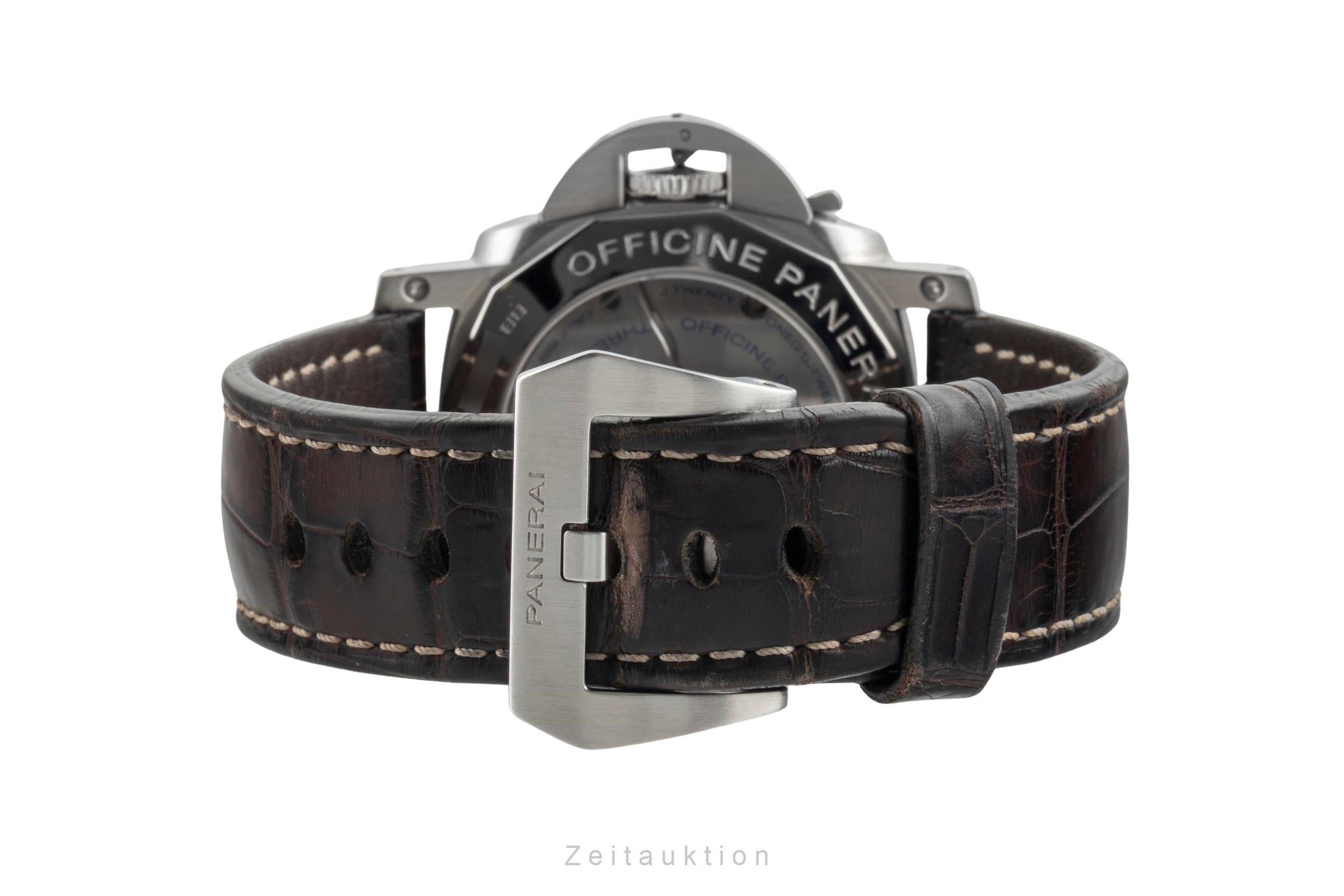Panerai Luminor GMT acier à remontage manuel montre pour hommes PAM00233  [2603844]