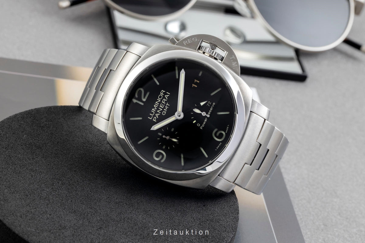 Panerai Luminor GMT steel automatic men's watch PAM00347  [2603848]