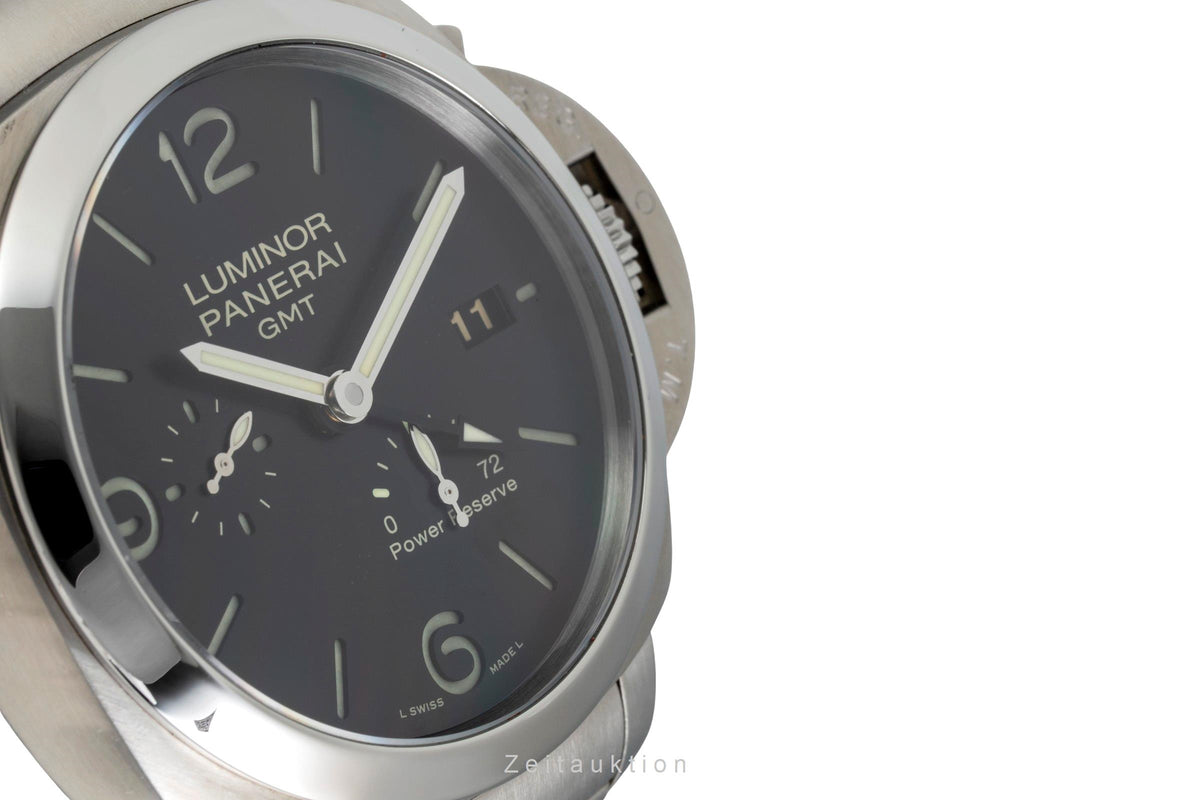 Panerai Luminor GMT steel automatic men's watch PAM00347  [2603848]