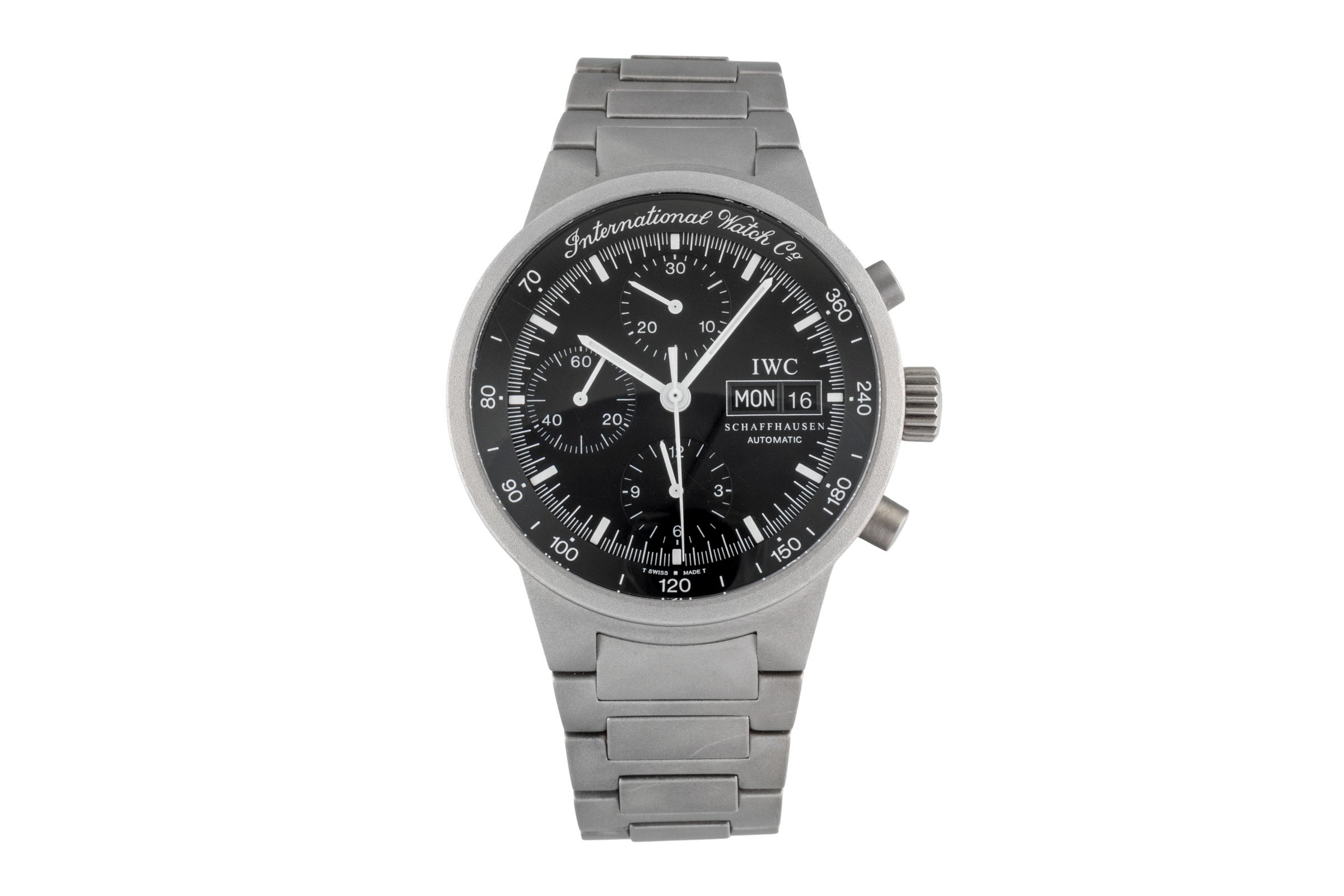 IWC GST chronograph titanium automatic men's watch IW370701  [2603854]